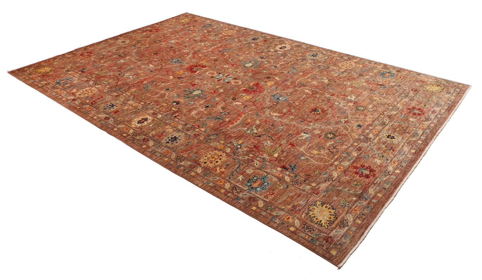 Handgeknüpfter Ziegler Orientteppich, 206 × 305 cm, Wolle