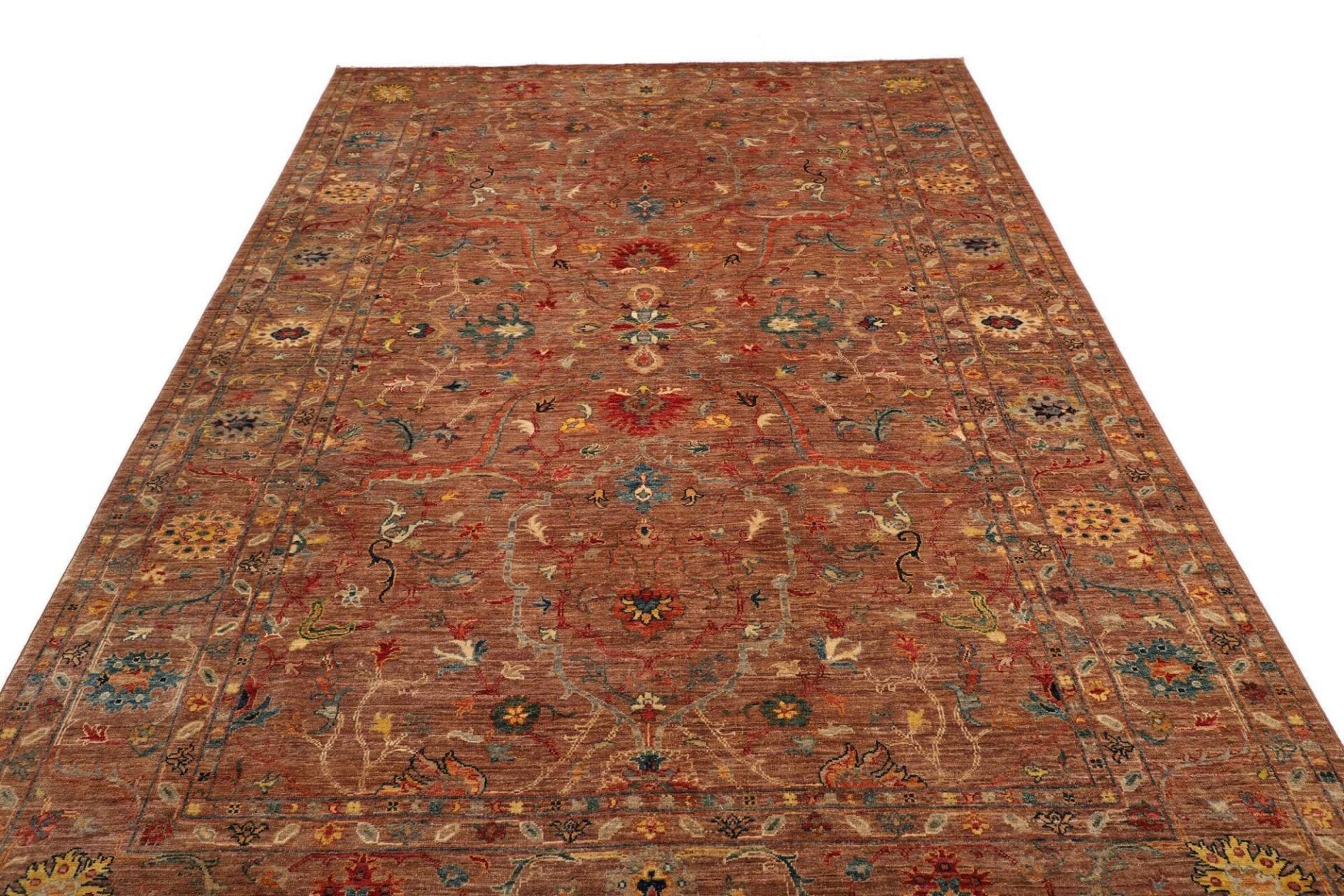 Handgeknüpfter Ziegler Orientteppich, 206 × 305 cm, Wolle