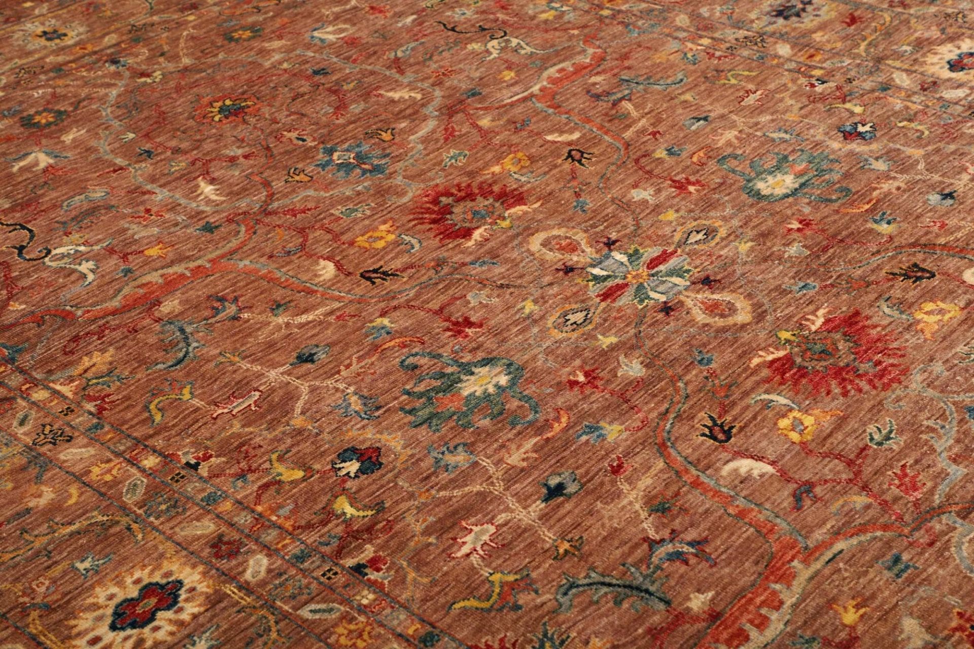 Handgeknüpfter Ziegler Orientteppich, 206 × 305 cm, Wolle