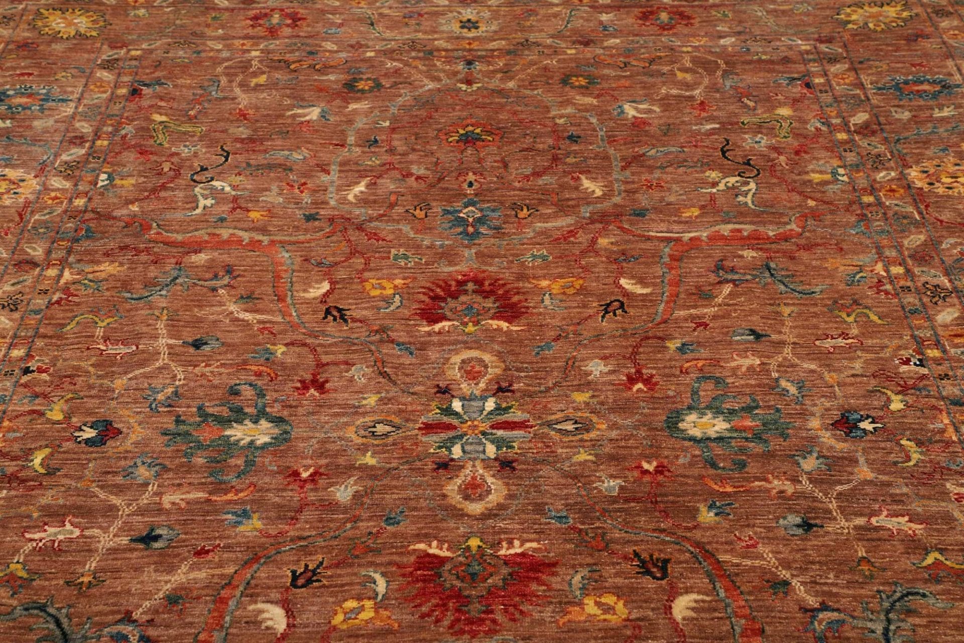 Handgeknüpfter Ziegler Orientteppich, 206 × 305 cm, Wolle