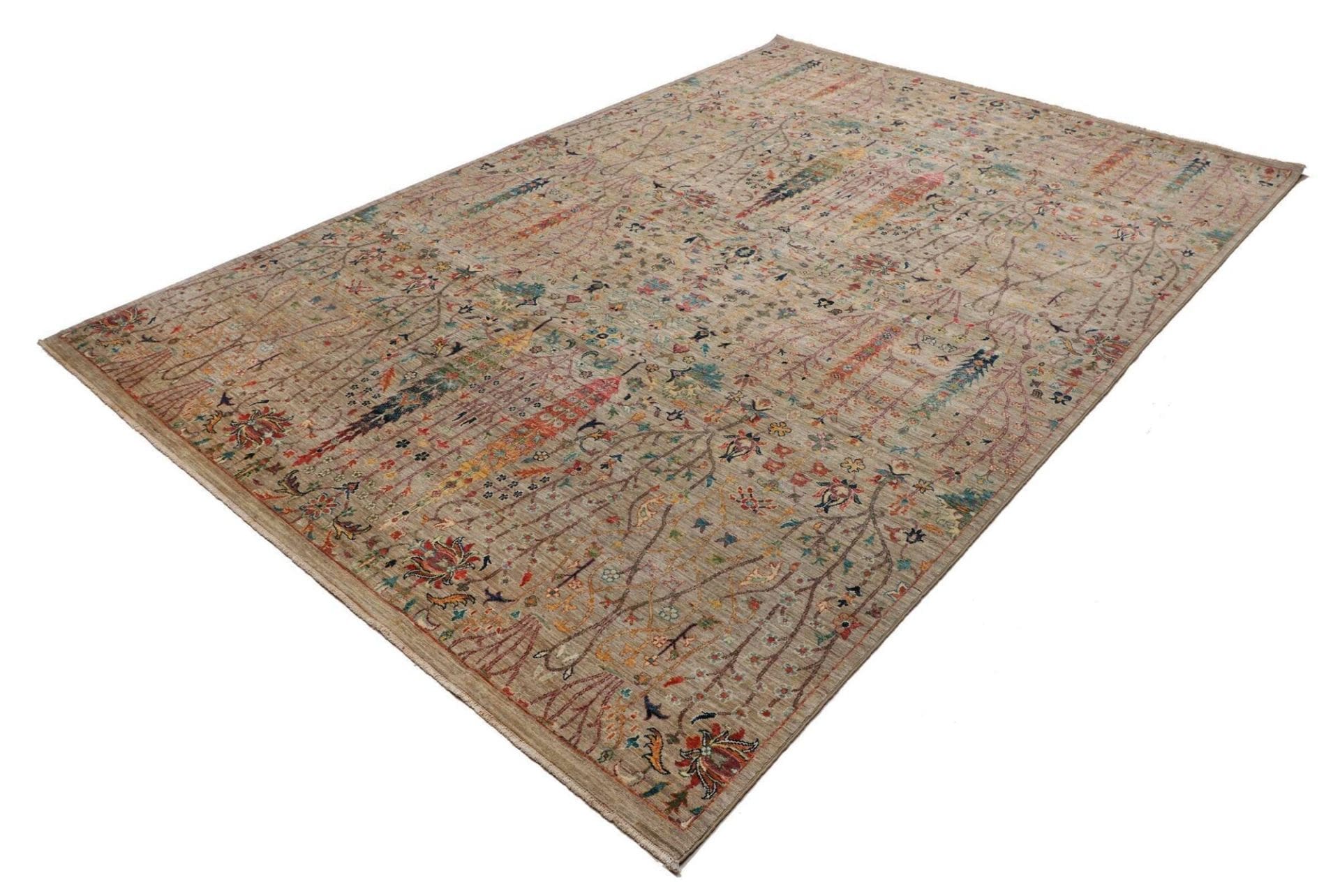 samarkand-orientteppich-207-x-293-cm-schurwolle-handgeknupft-1 Samarkand Orientteppich 207 × 293 cm aus Wolle, handgeknüpft