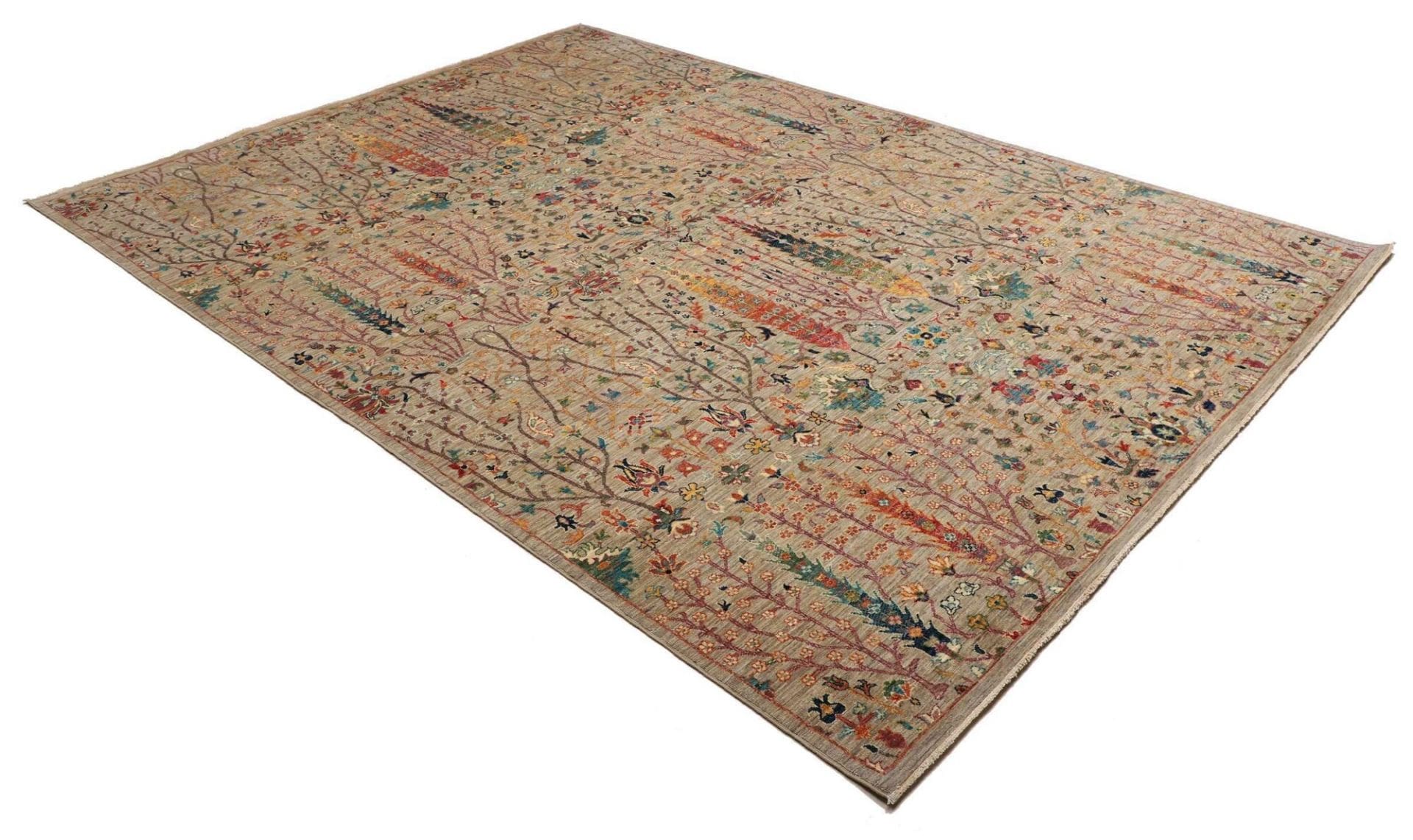 samarkand-orientteppich-207-x-293-cm-schurwolle-handgeknupft-2 Samarkand Orientteppich 207 × 293 cm aus Wolle, handgeknüpft