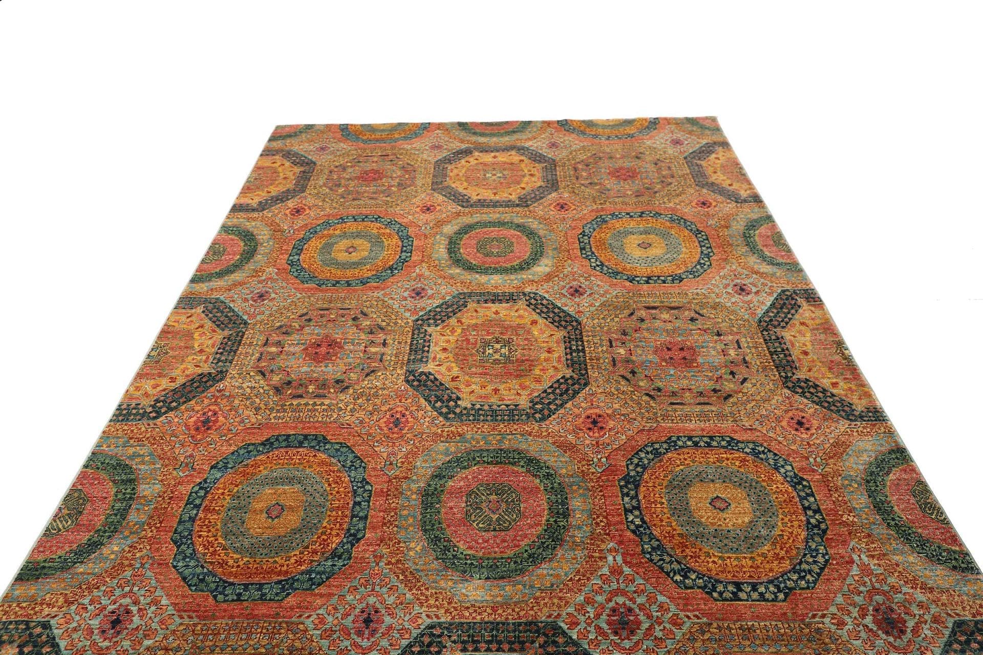 Handgeknüpfter Mamluk Orientteppich 204 × 299 cm