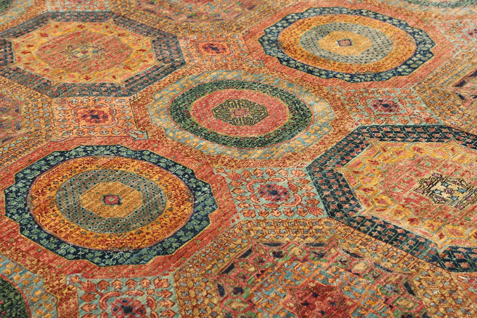 Handgeknüpfter Mamluk Orientteppich 204 × 299 cm