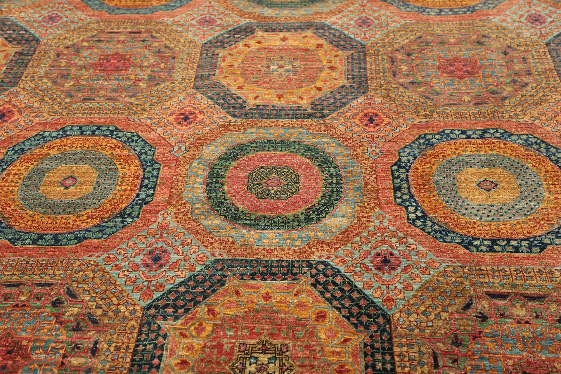 Handgeknüpfter Mamluk Orientteppich 204 × 299 cm