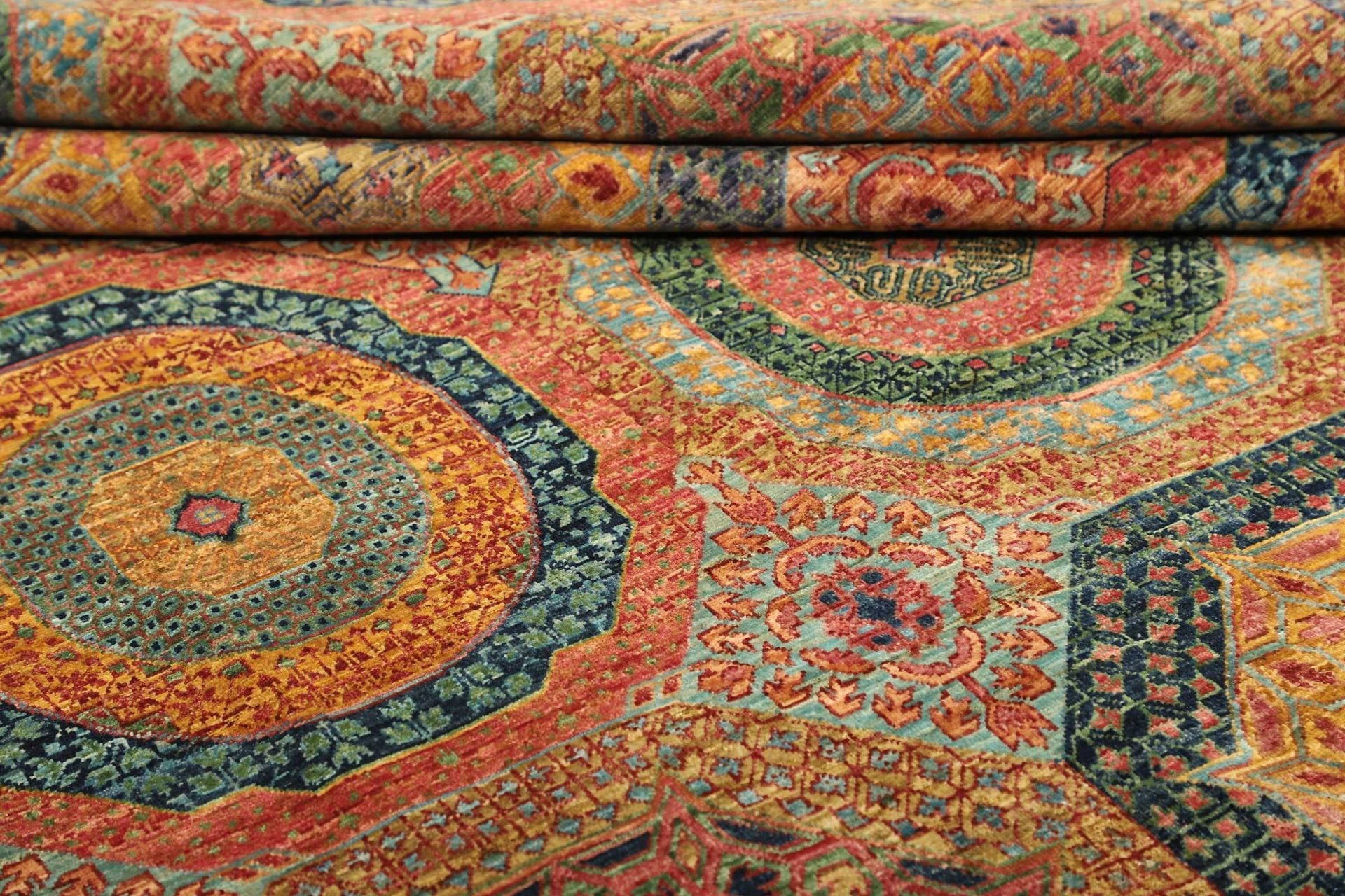 Handgeknüpfter Mamluk Orientteppich 204 × 299 cm