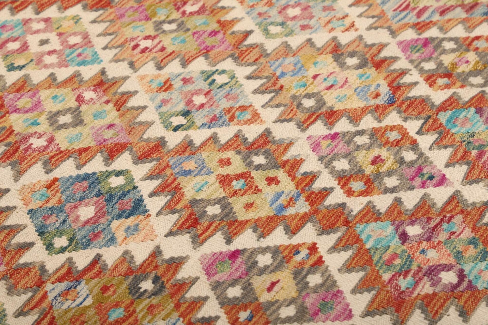 Handgewebter Kelim, 201 × 294 cm, Wolle