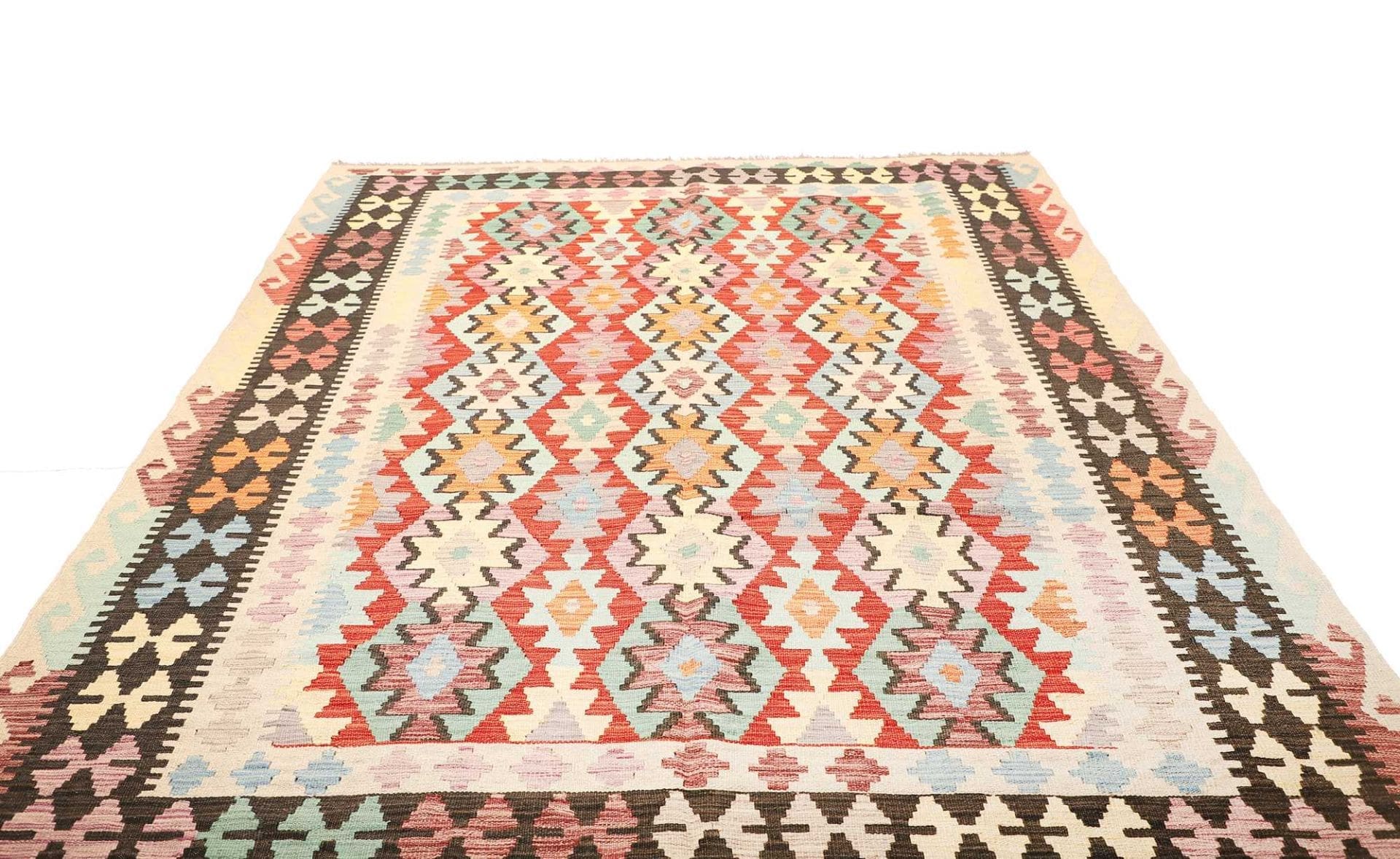 orientteppich-kelim-206-x-293-cm-handgewebt-afghanisches-design-1 Handgewebter Kelim 206 × 293 cm