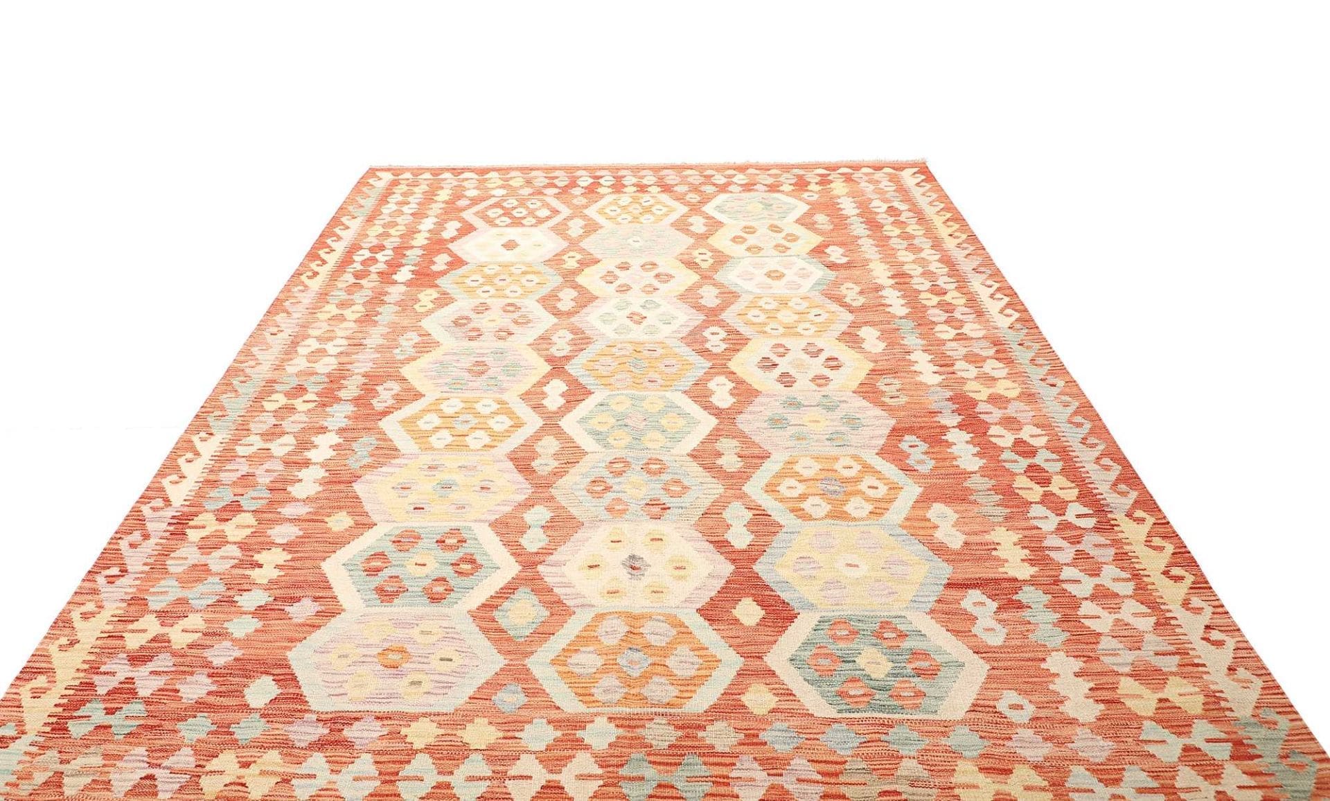 kelim-teppich-204x293-cm-handgewebt-afghanisch-geometrisches-muster-1 Kelim aus Afghanistan