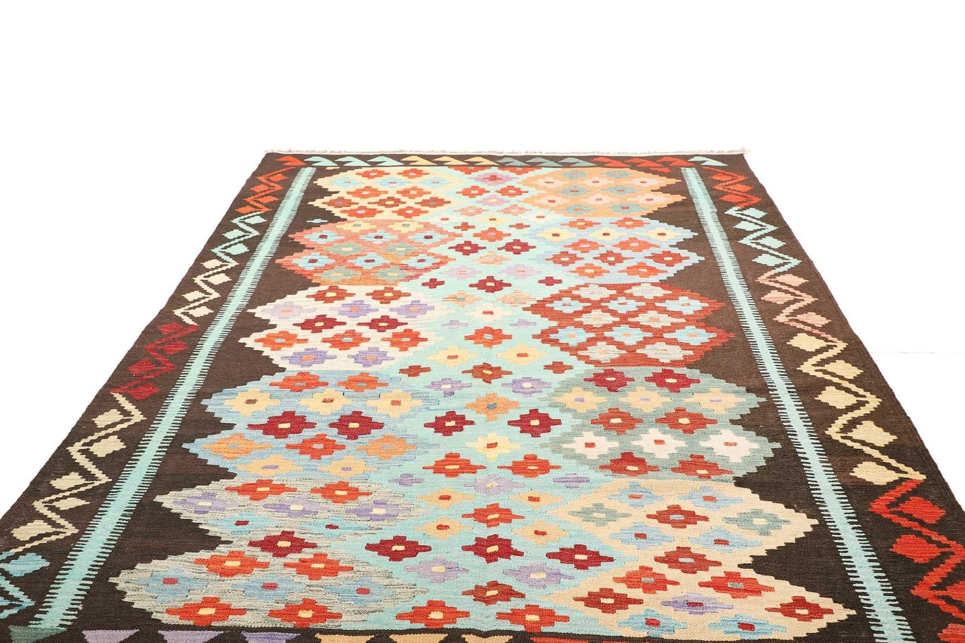 Kelim 203 × 306 cm aus Wolle, handgewebt