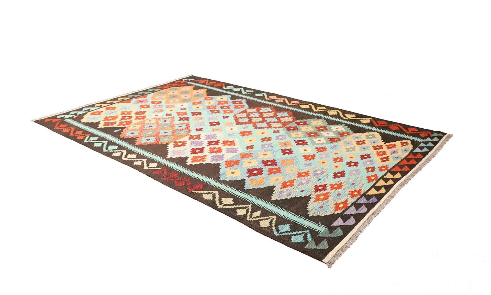 Kelim 203 × 306 cm aus Wolle, handgewebt