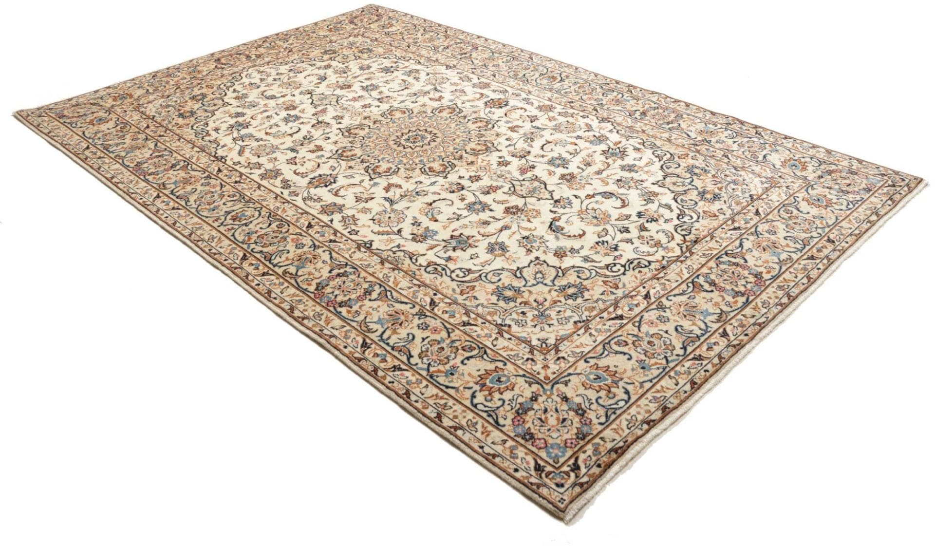 kashan-teppich-200-x-300cm-handgeknupft-schurwolle-perserteppich-2 Kashan Perserteppich 200 × 300 cm aus Wolle, handgeknüpft