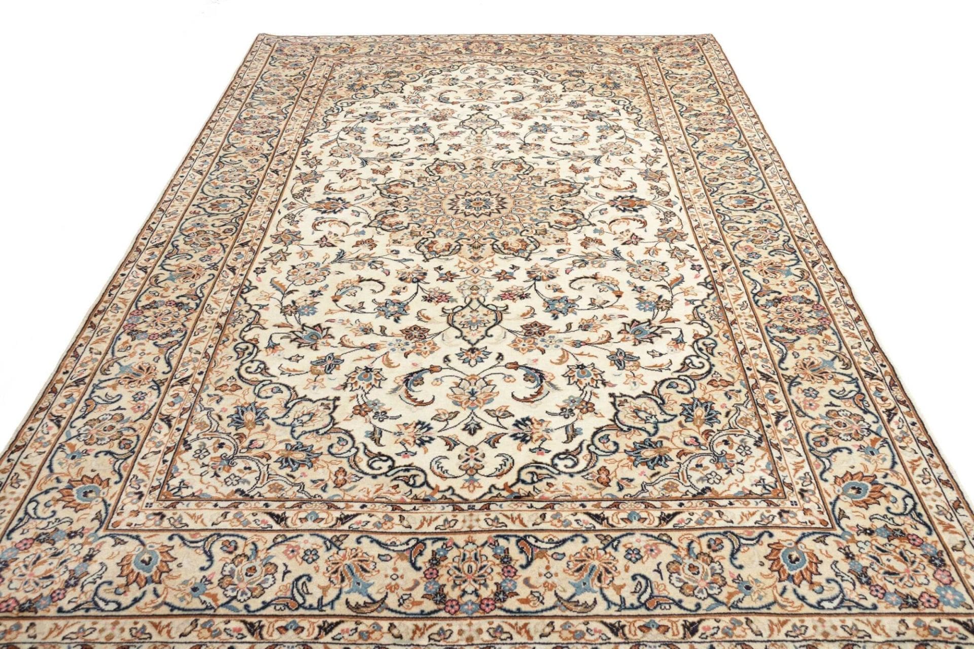 kashan-teppich-200-x-300cm-handgeknupft-schurwolle-perserteppich-3 Kashan Perserteppich 200 × 300 cm aus Wolle, handgeknüpft