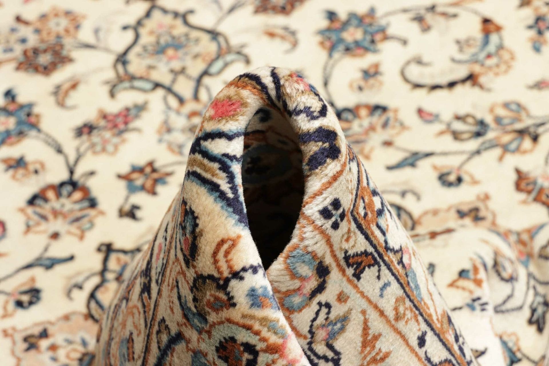 kashan-teppich-200-x-300cm-handgeknupft-schurwolle-perserteppich-9 Kashan Perserteppich 200 × 300 cm aus Wolle, handgeknüpft