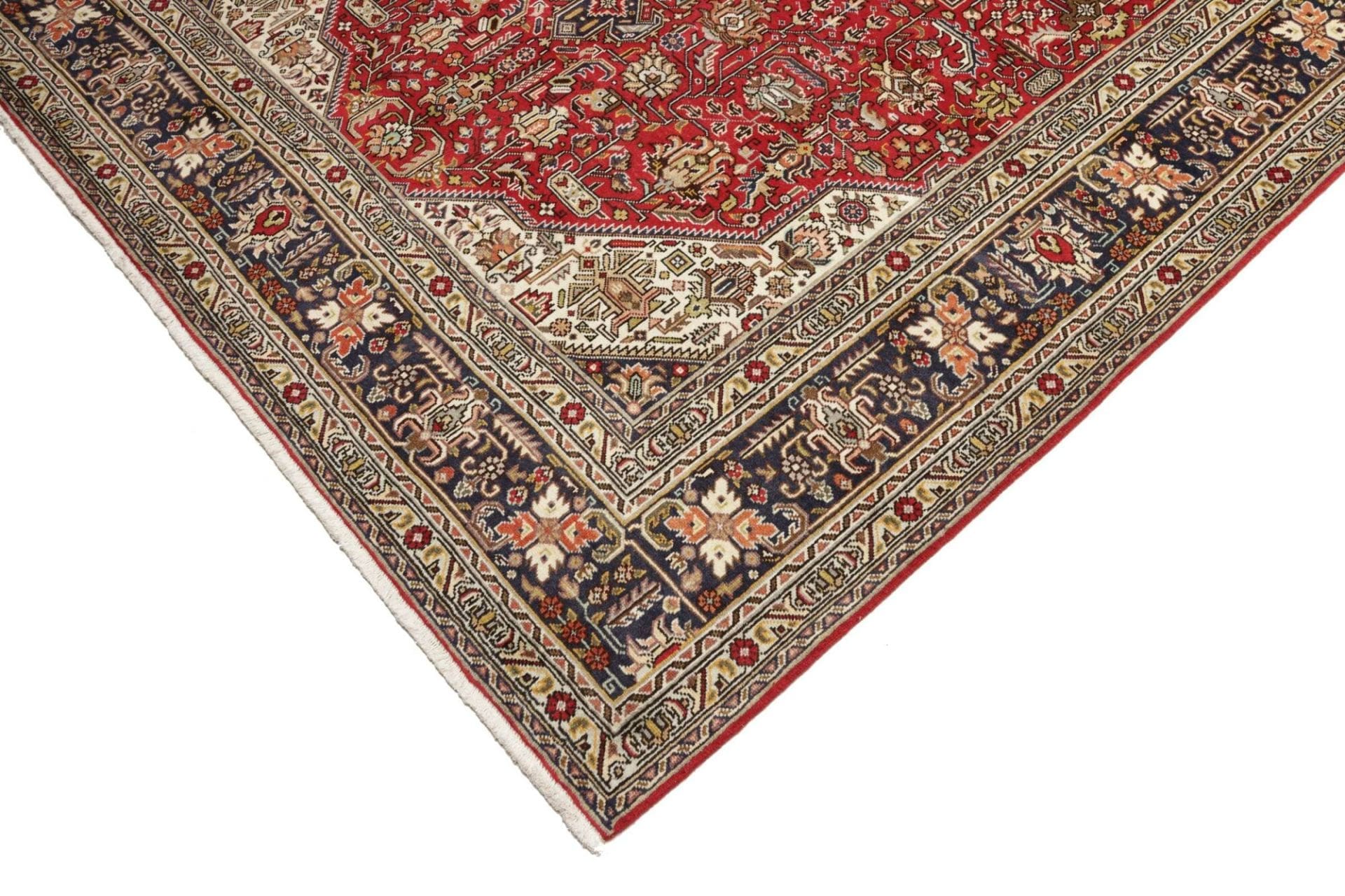 Handgeknüpfter Täbriz Perserteppich, 206 × 300 cm, Wolle