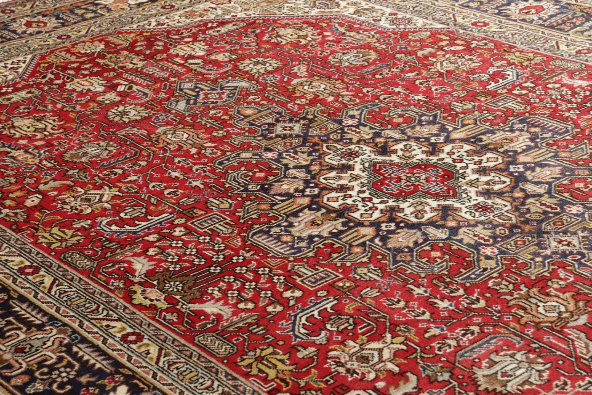 Handgeknüpfter Täbriz Perserteppich, 206 × 300 cm, Wolle