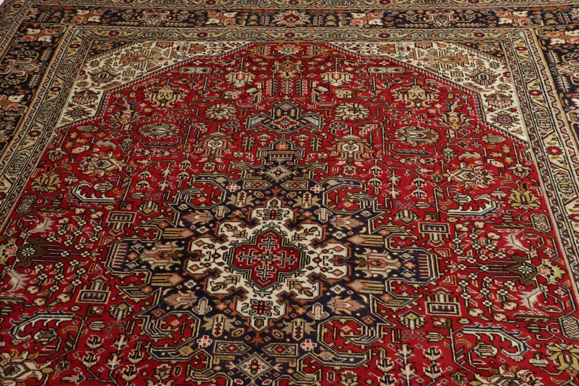 Handgeknüpfter Täbriz Perserteppich, 206 × 300 cm, Wolle