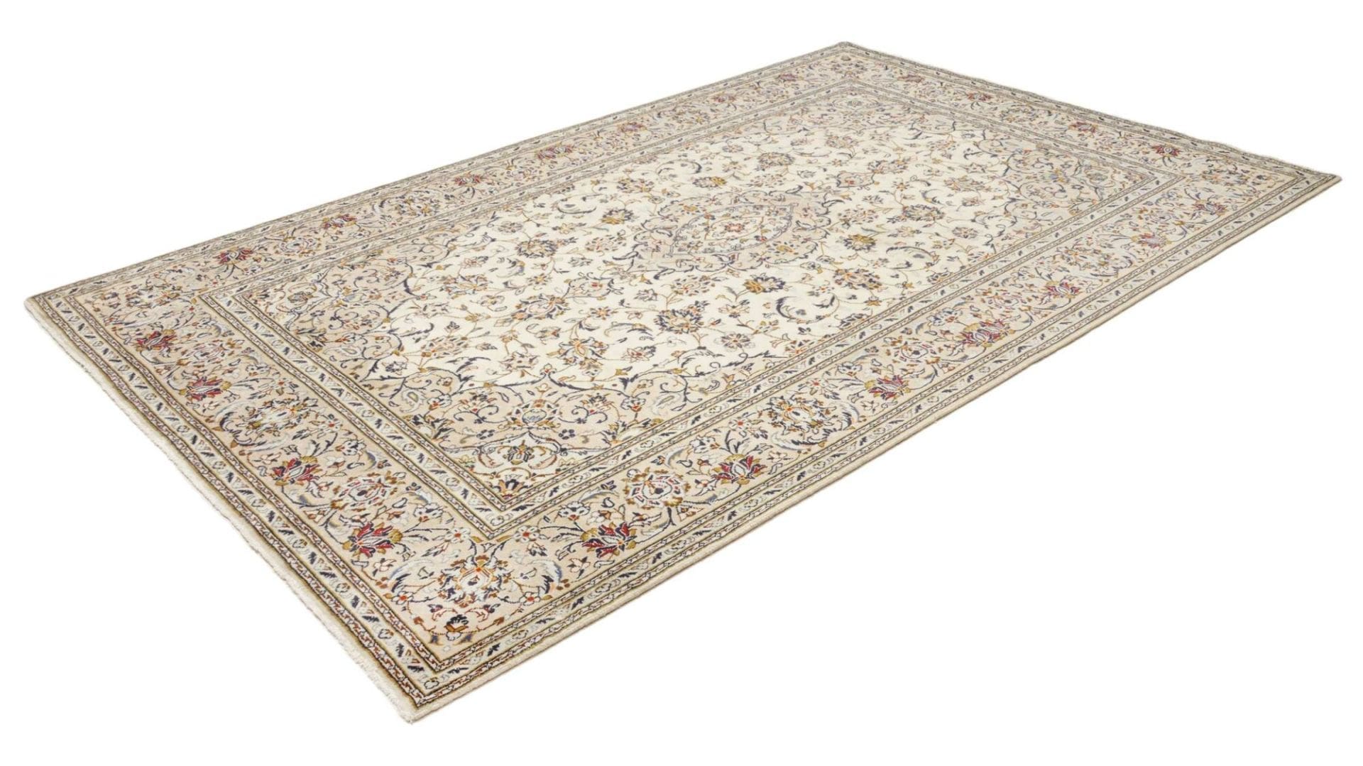 Handgeknüpfter Kashan Perserteppich 193 × 298 cm