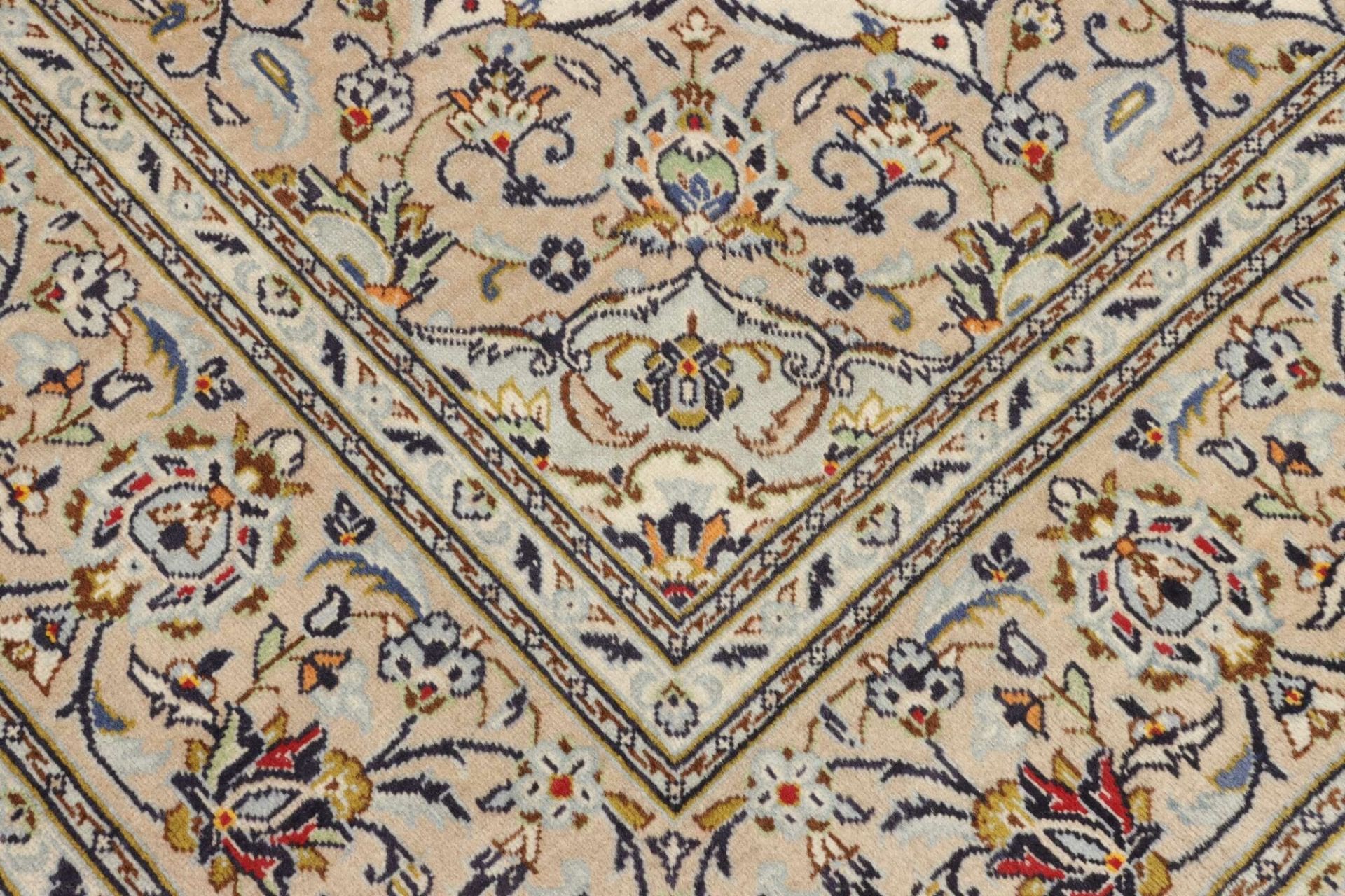 Handgeknüpfter Kashan Perserteppich 193 × 298 cm