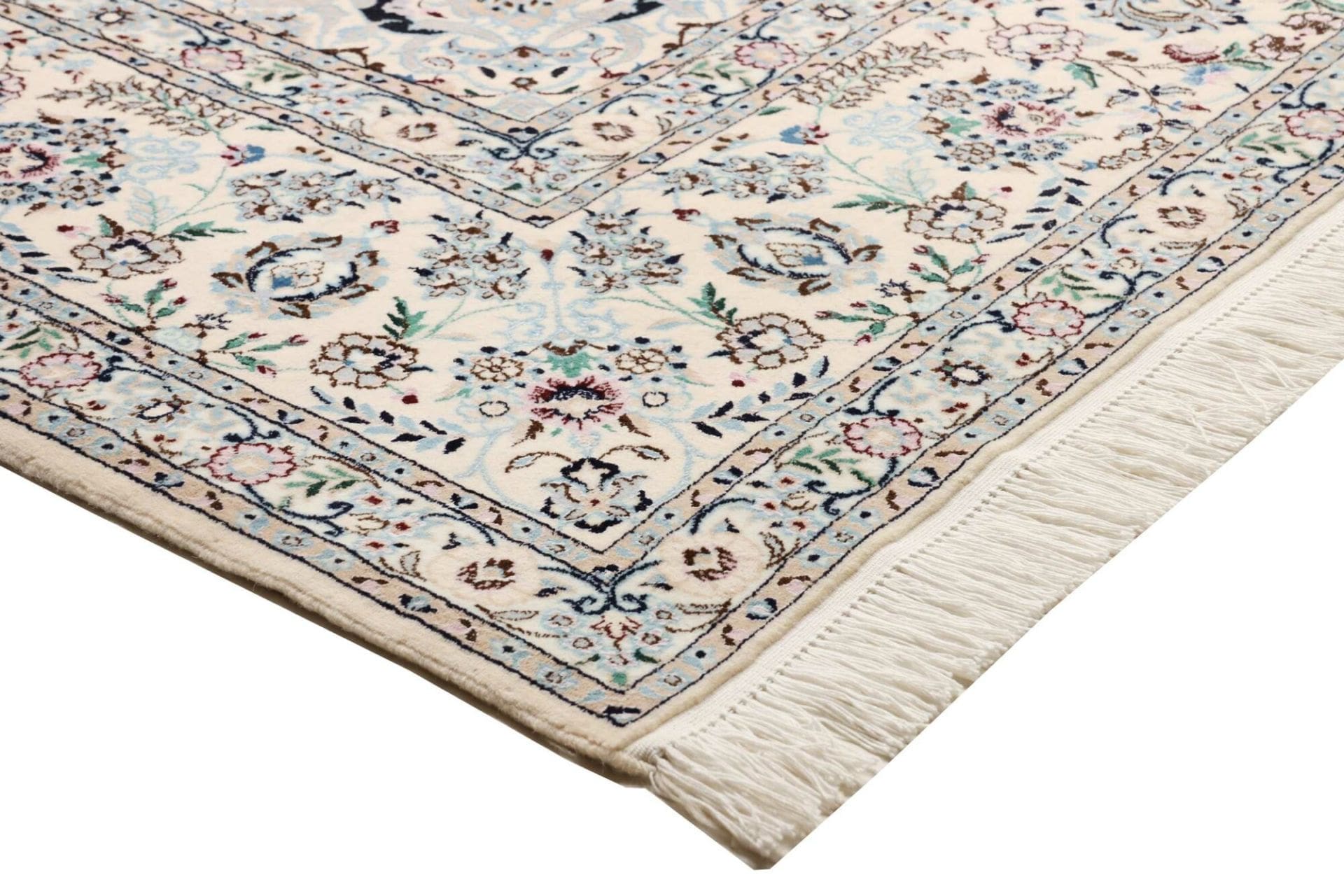 Handgeknüpfter Nain Perserteppich, 216 × 314 cm, Wolle