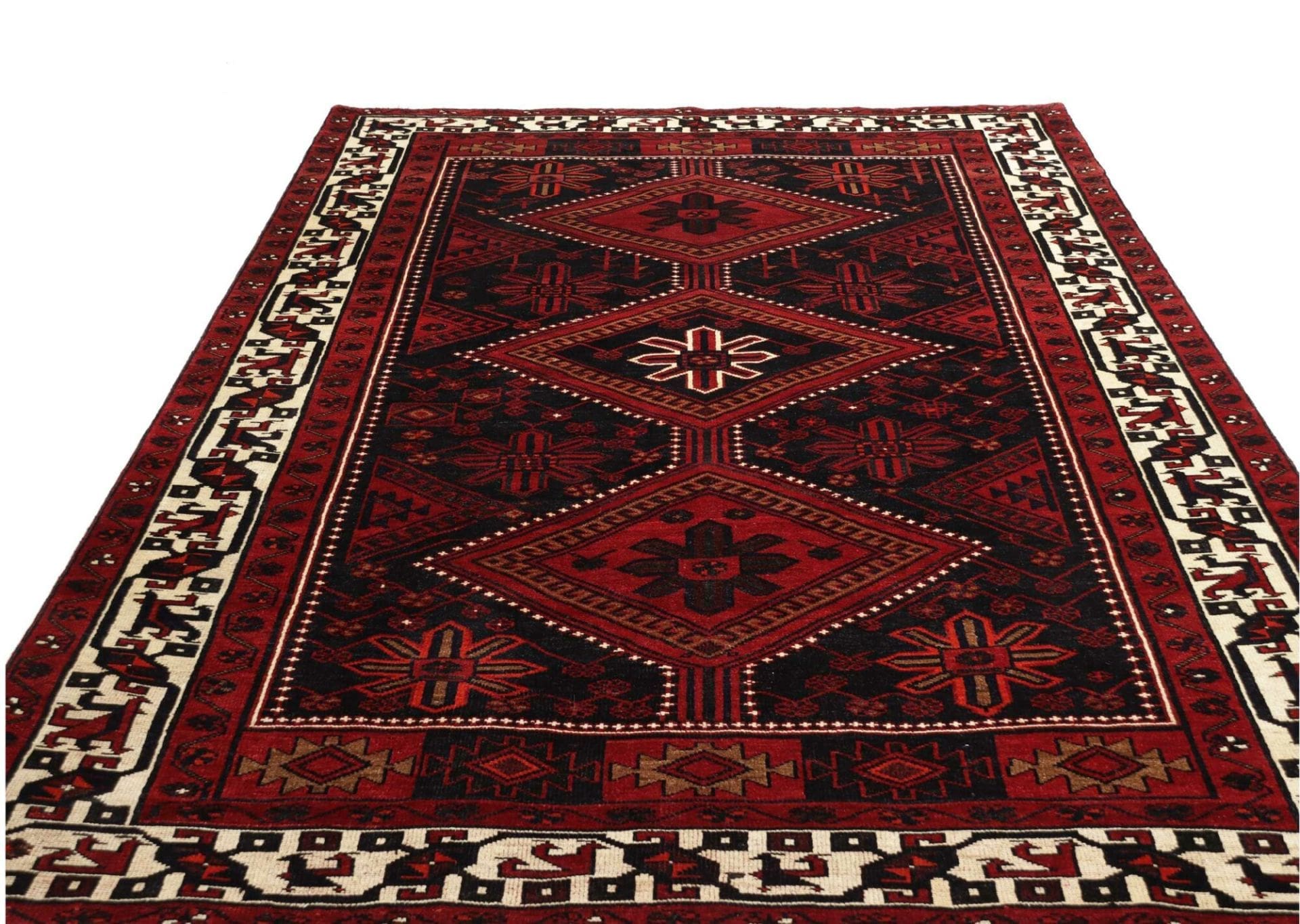 Loribaft Perserteppich 225 × 303 cm aus Wolle, handgeknüpft