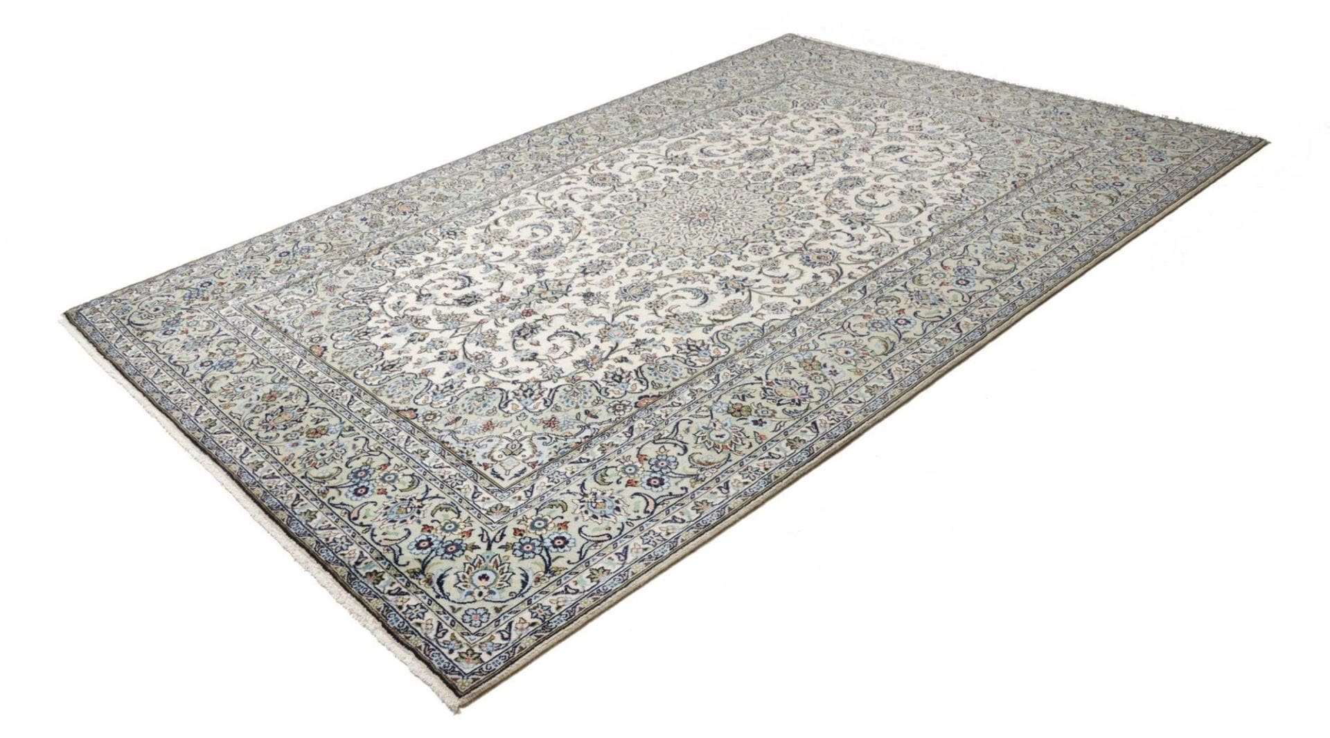 Handgeknüpfter Kashan Perserteppich 199 × 297 cm
