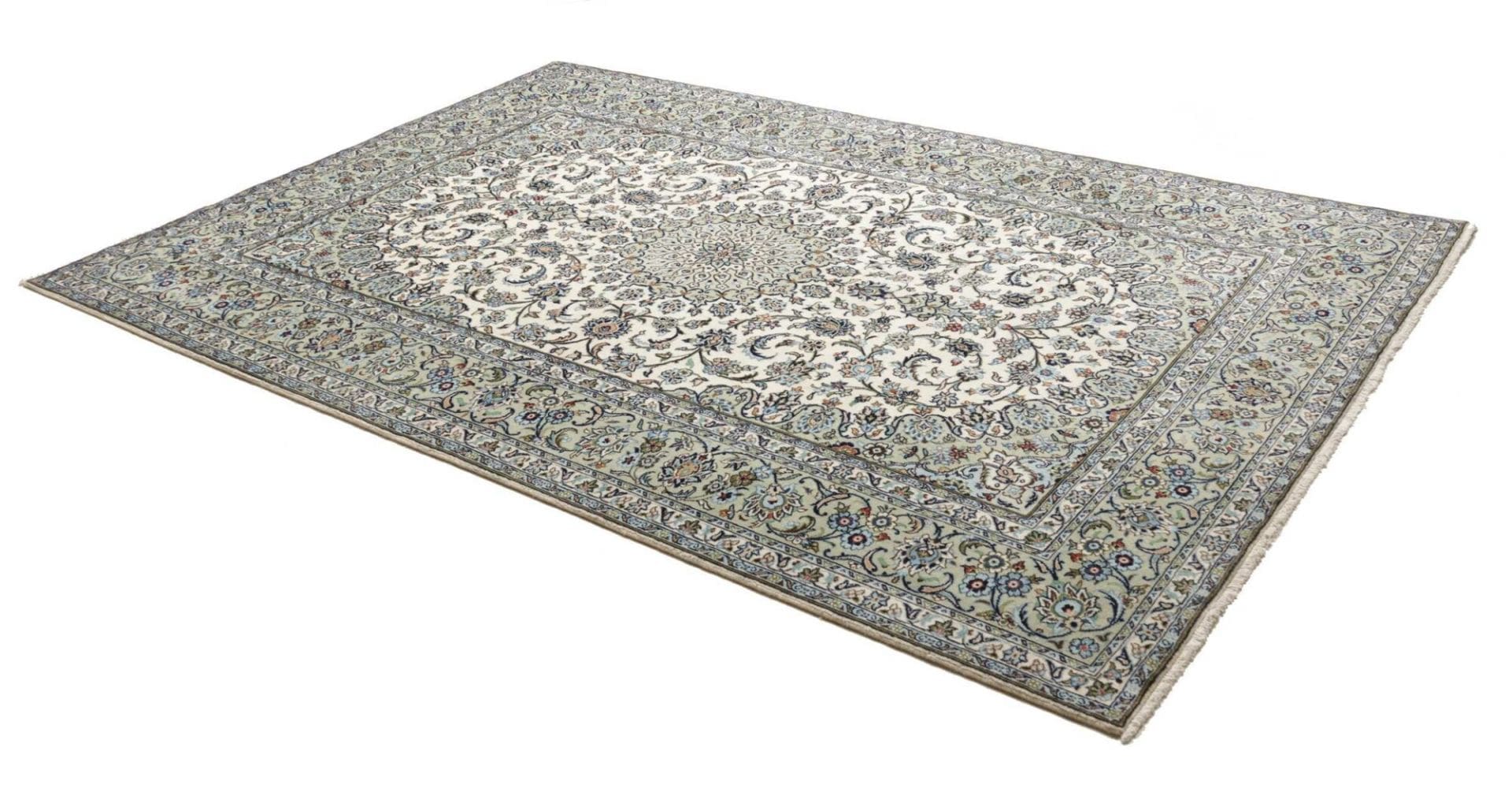 Handgeknüpfter Kashan Perserteppich 199 × 297 cm