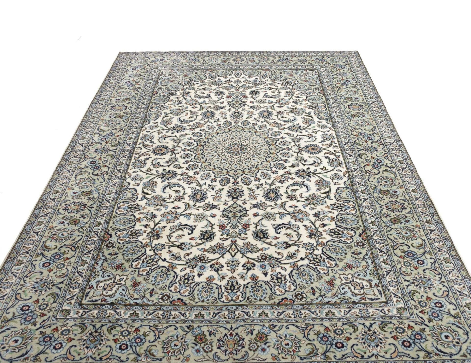 Handgeknüpfter Kashan Perserteppich 199 × 297 cm