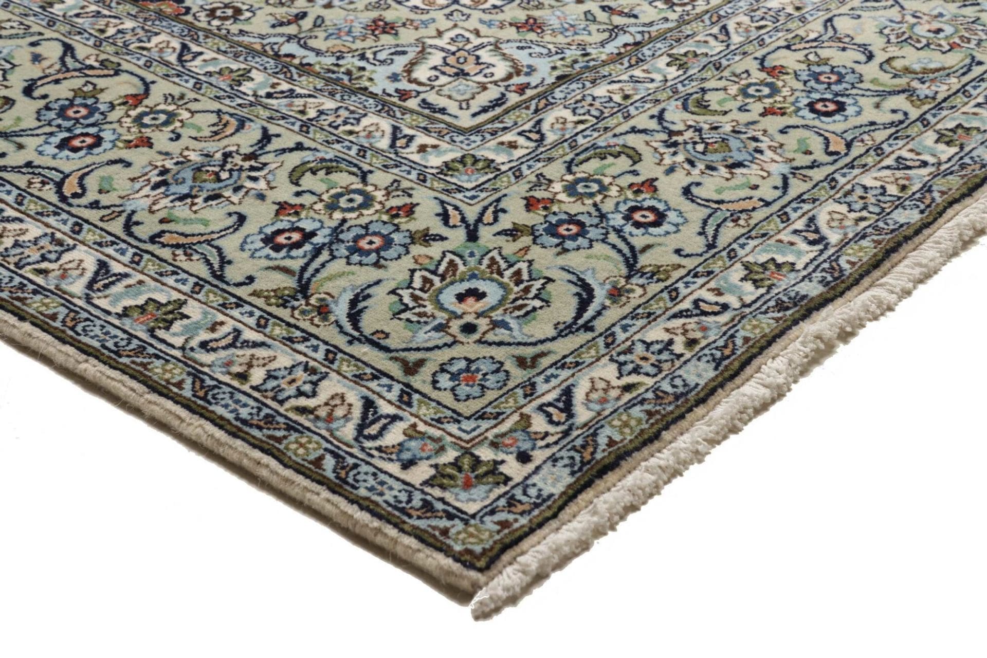 Handgeknüpfter Kashan Perserteppich 199 × 297 cm