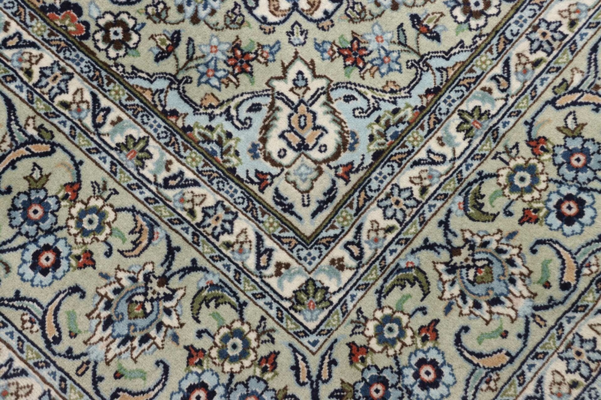 Handgeknüpfter Kashan Perserteppich 199 × 297 cm