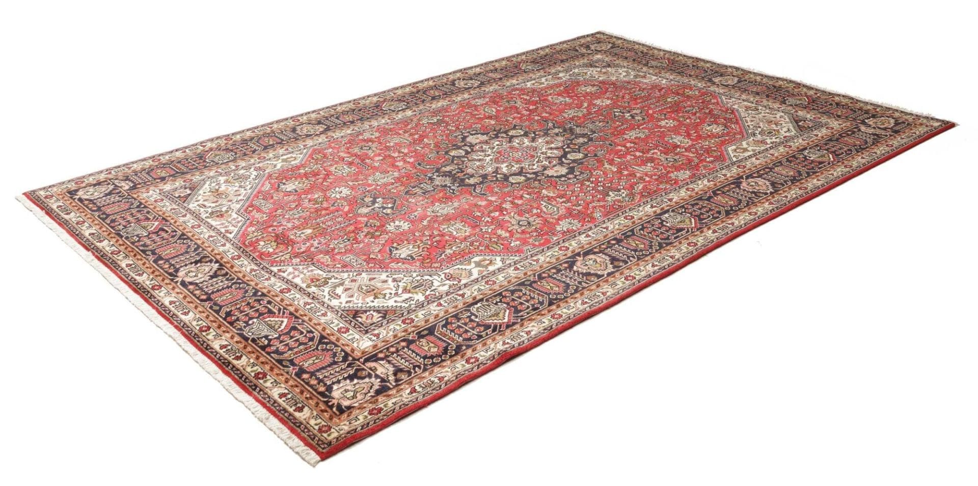Handgeknüpfter Täbriz Perserteppich 203 × 295 cm