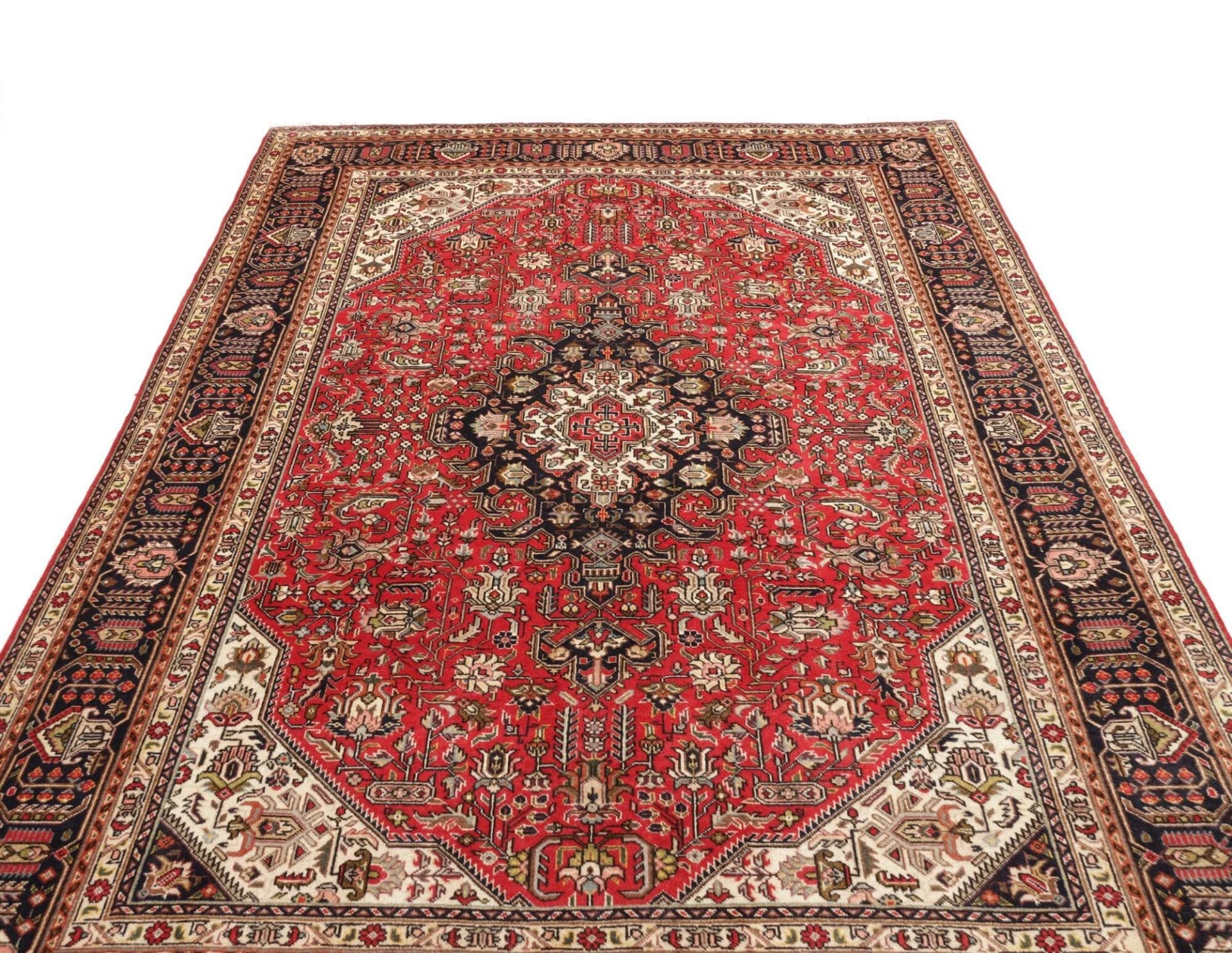 Handgeknüpfter Täbriz Perserteppich 203 × 295 cm