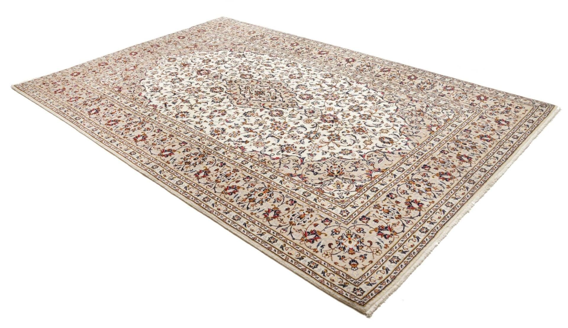 Handgeknüpfter Kashan Perserteppich 203 × 305 cm