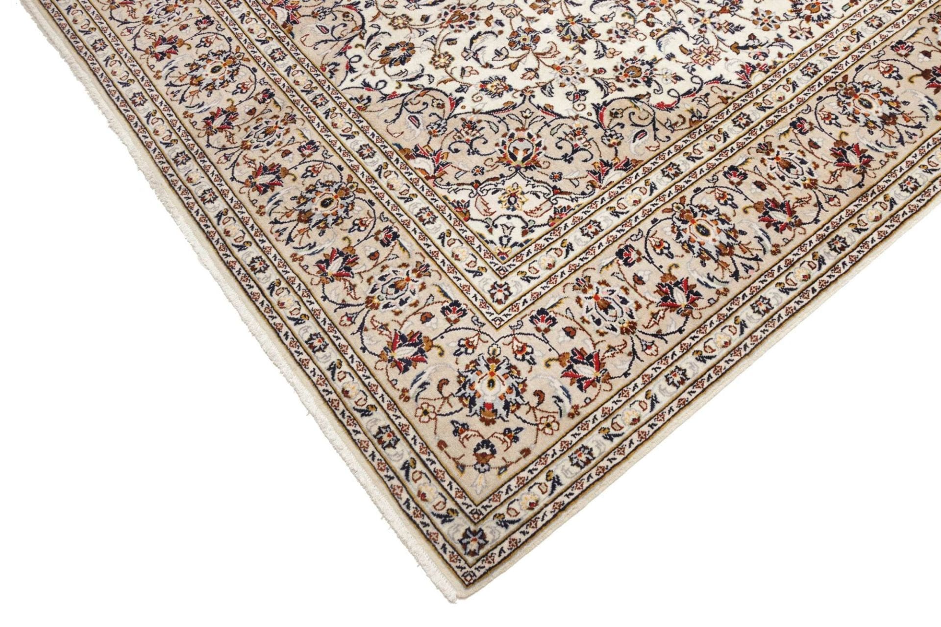 Handgeknüpfter Kashan Perserteppich 203 × 305 cm