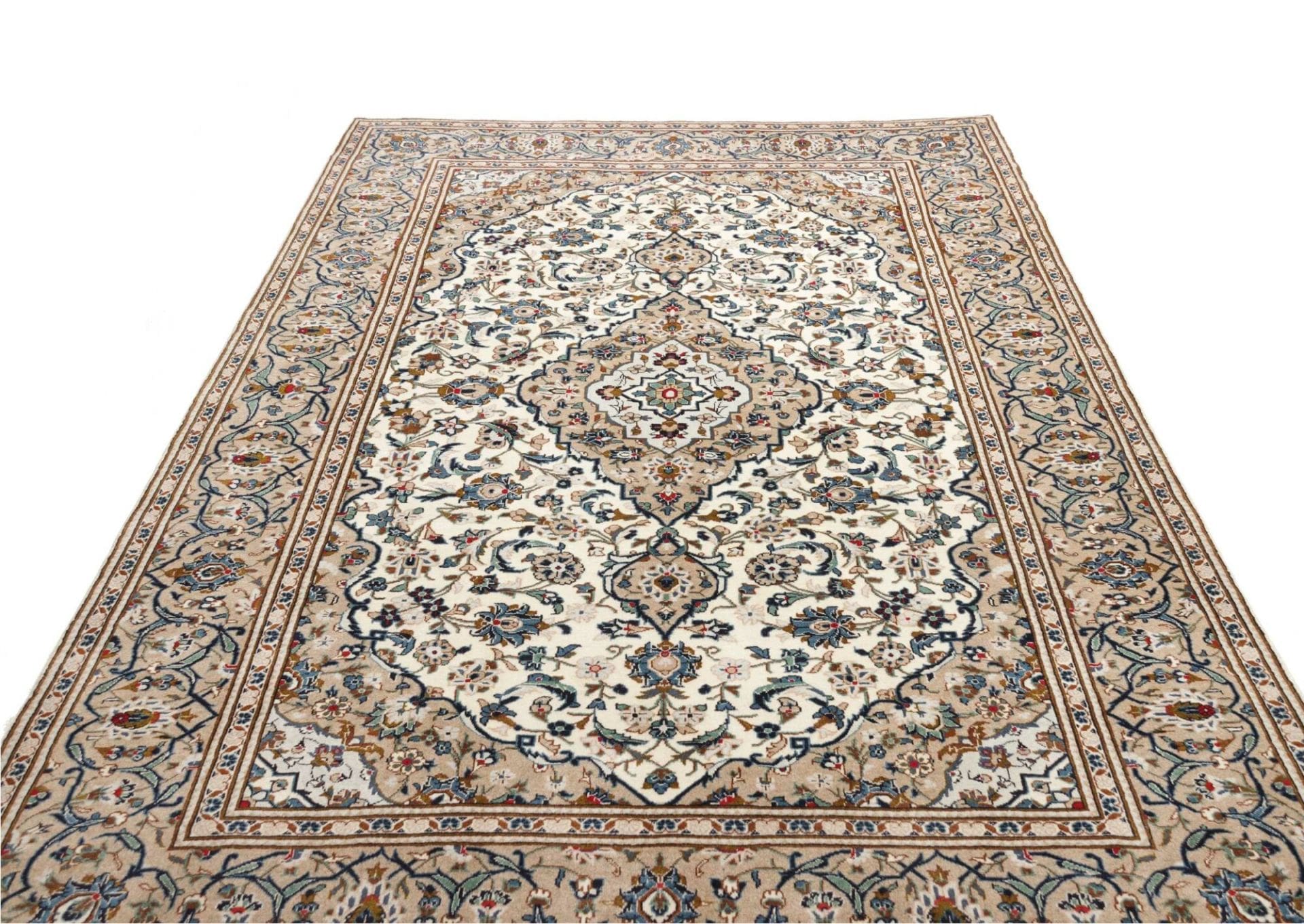 Kashan Perserteppich aus Iran, 200 × 306 cm