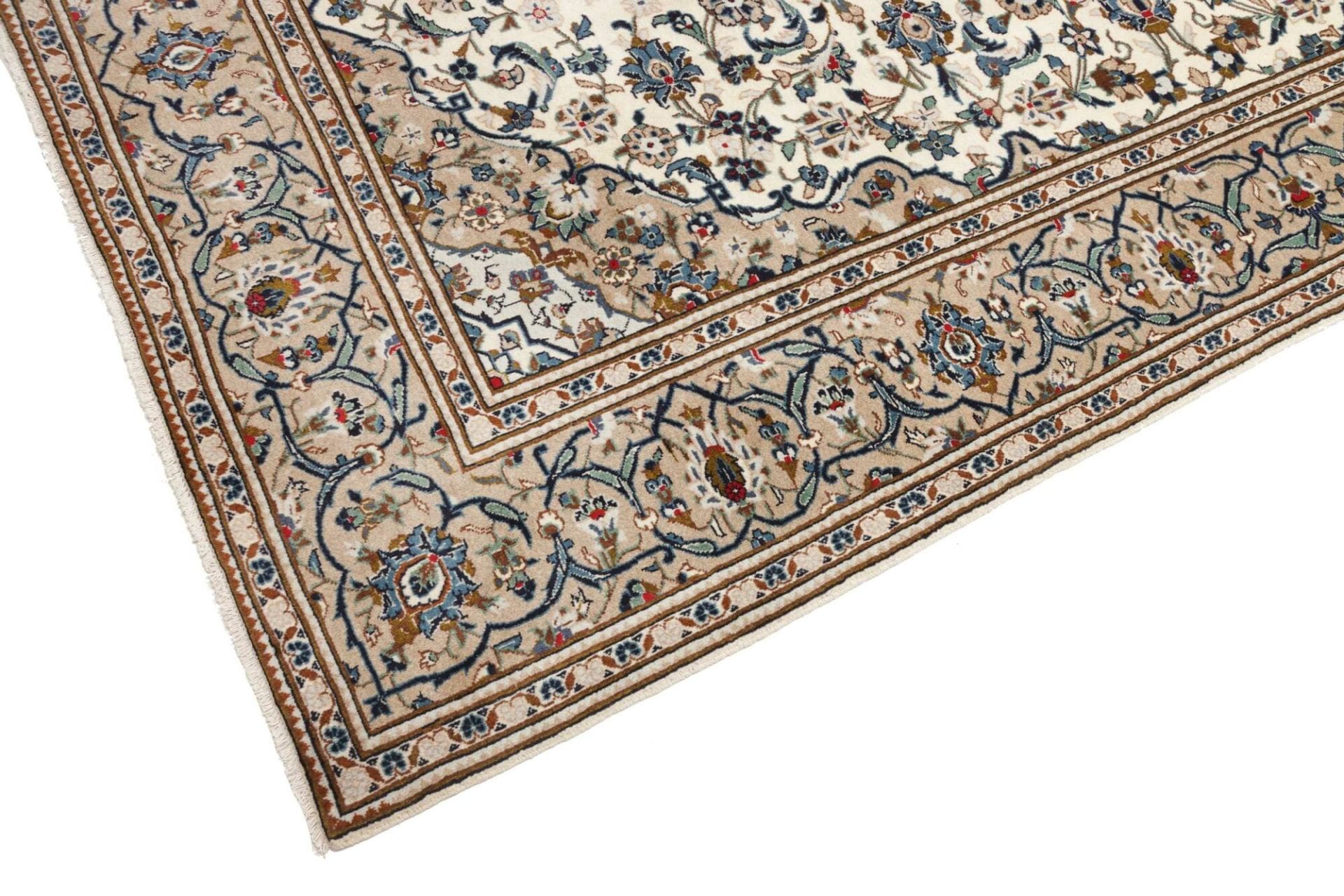 Kashan Perserteppich aus Iran, 200 × 306 cm