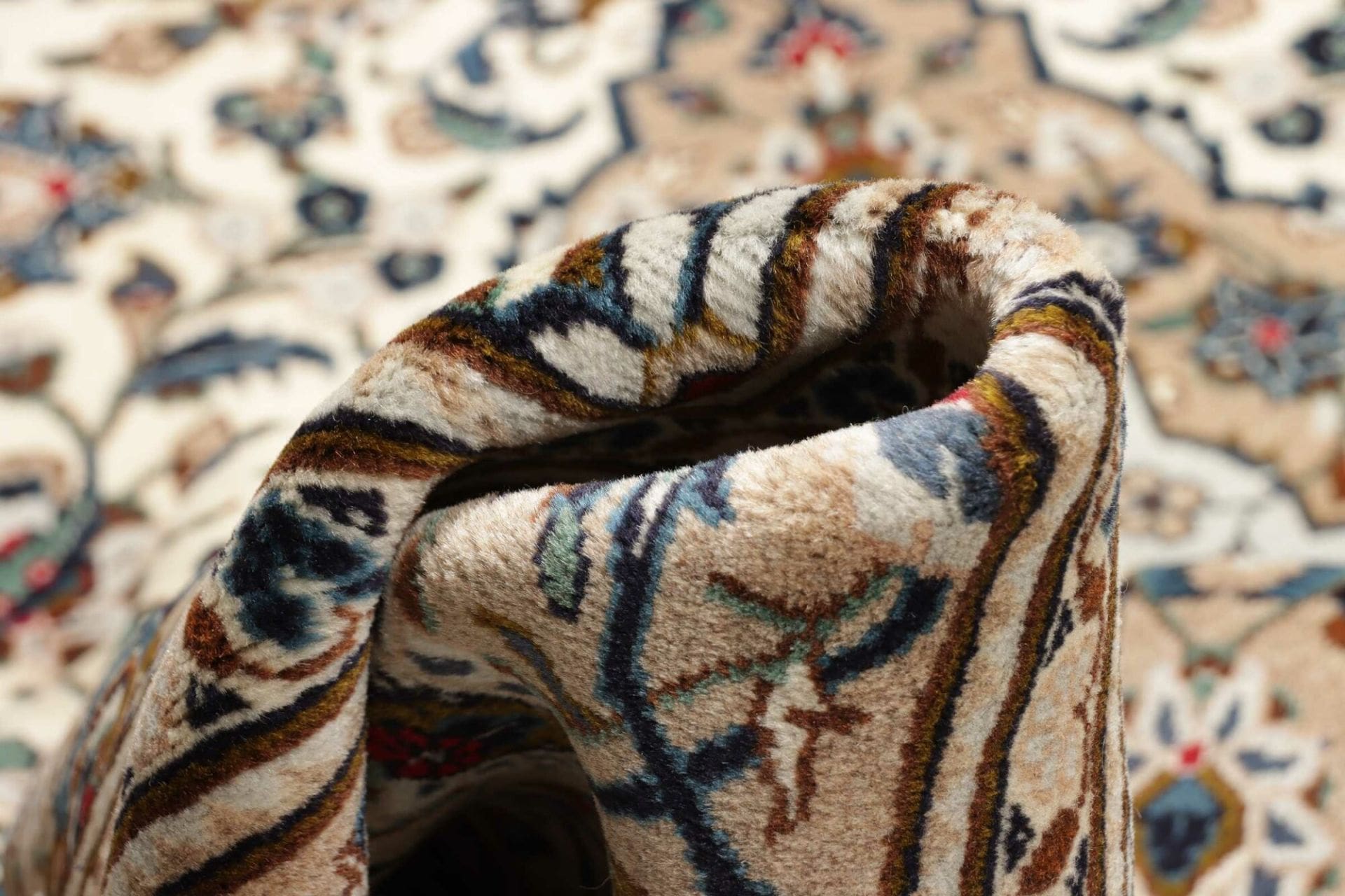 Kashan Perserteppich aus Iran, 200 × 306 cm