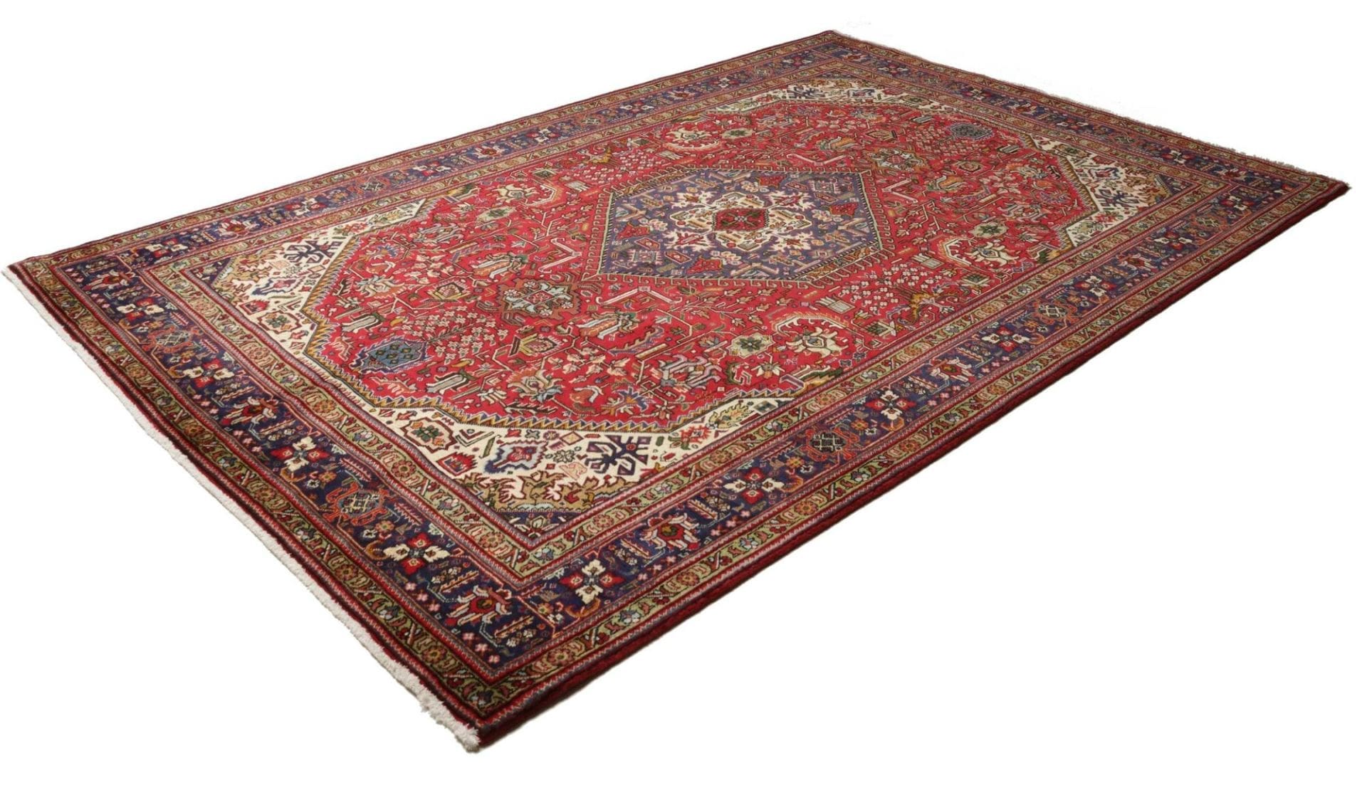 Täbriz Perserteppich 203 × 308 cm aus Wolle, handgeknüpft