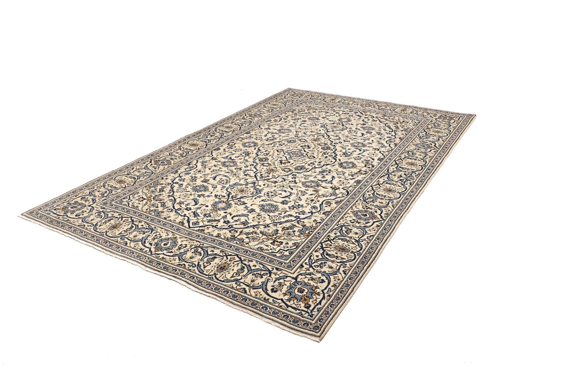 Handgeknüpfter Kashan Perserteppich, 203 × 300 cm, Wolle