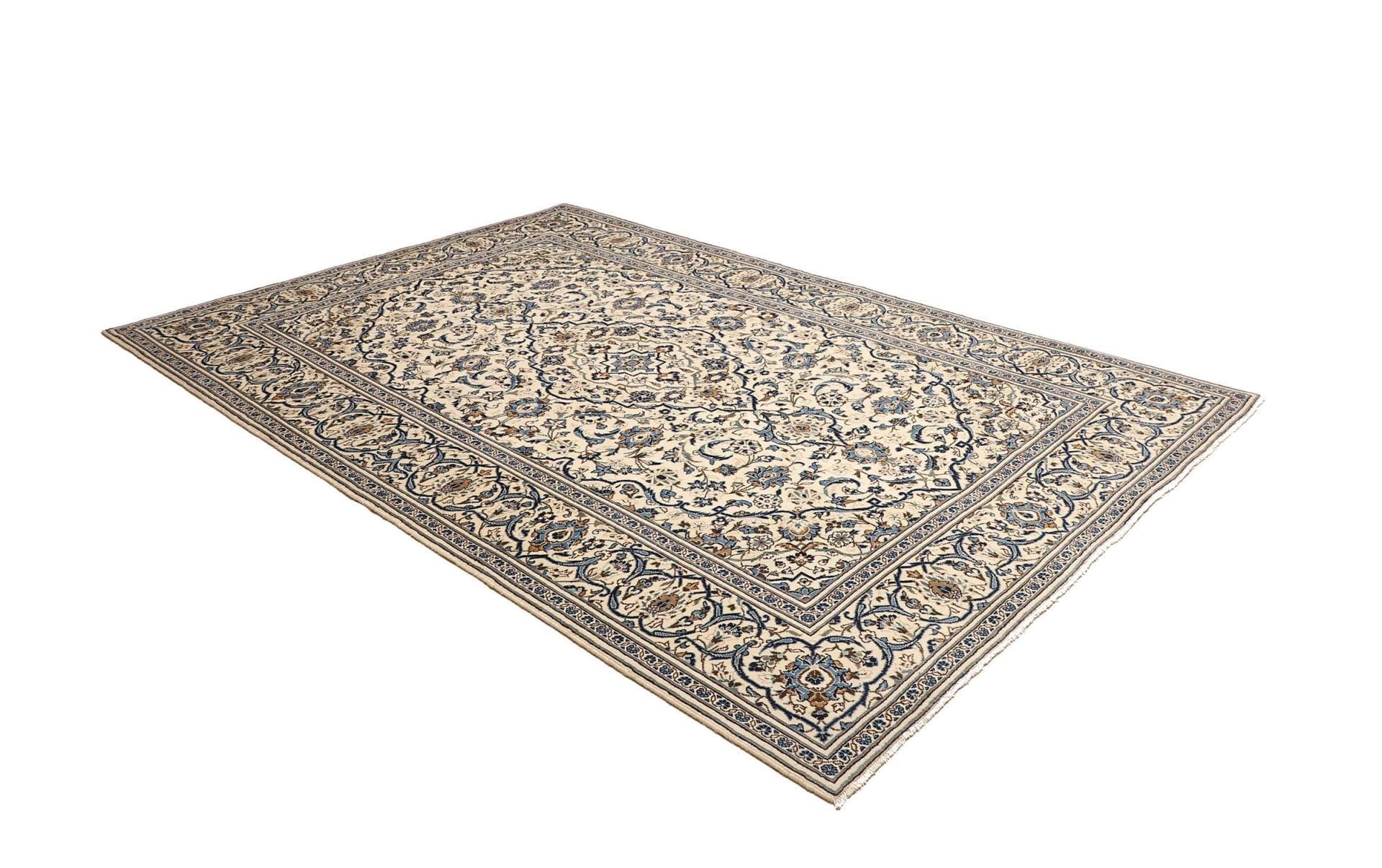 Handgeknüpfter Kashan Perserteppich, 203 × 300 cm, Wolle