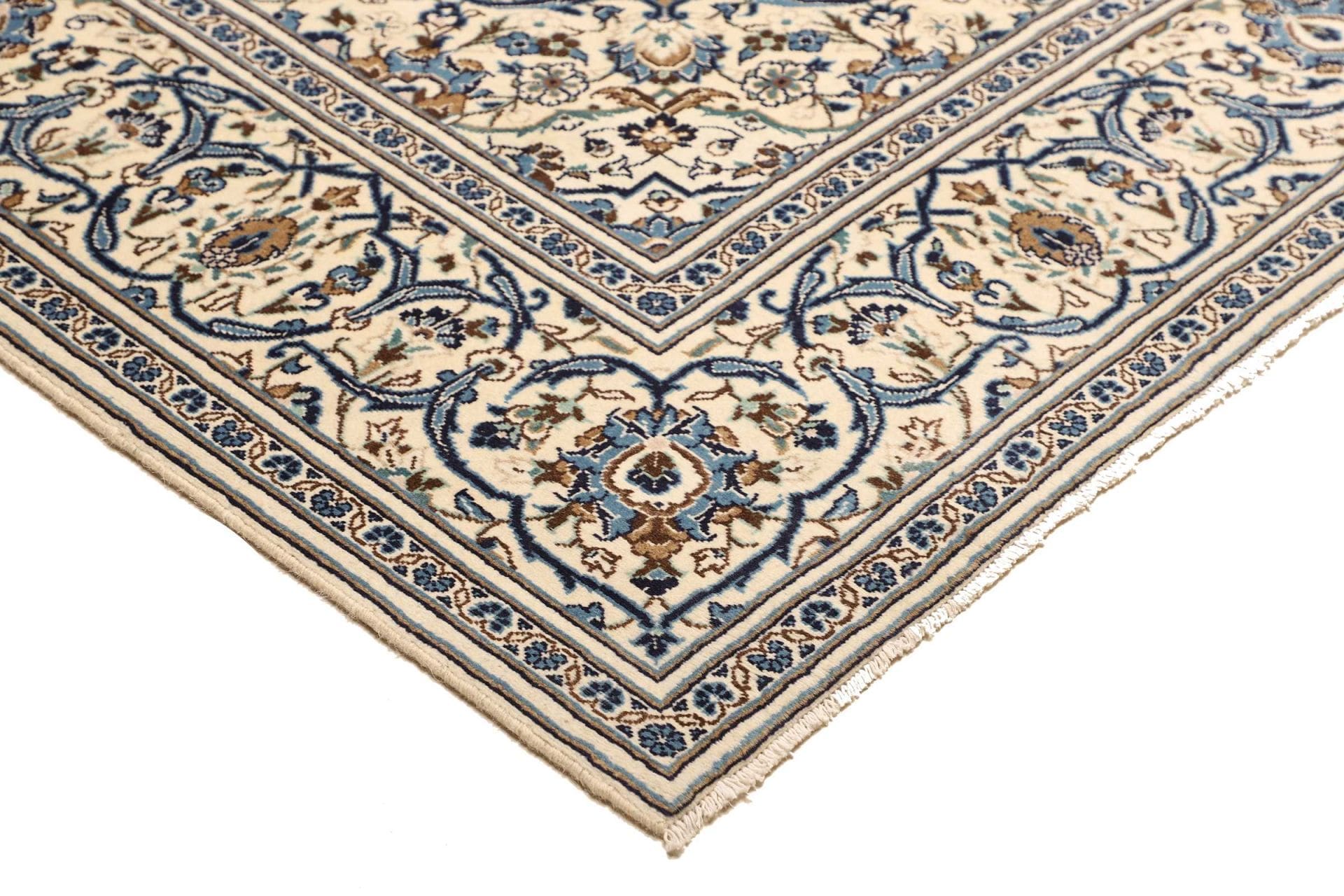Handgeknüpfter Kashan Perserteppich, 203 × 300 cm, Wolle