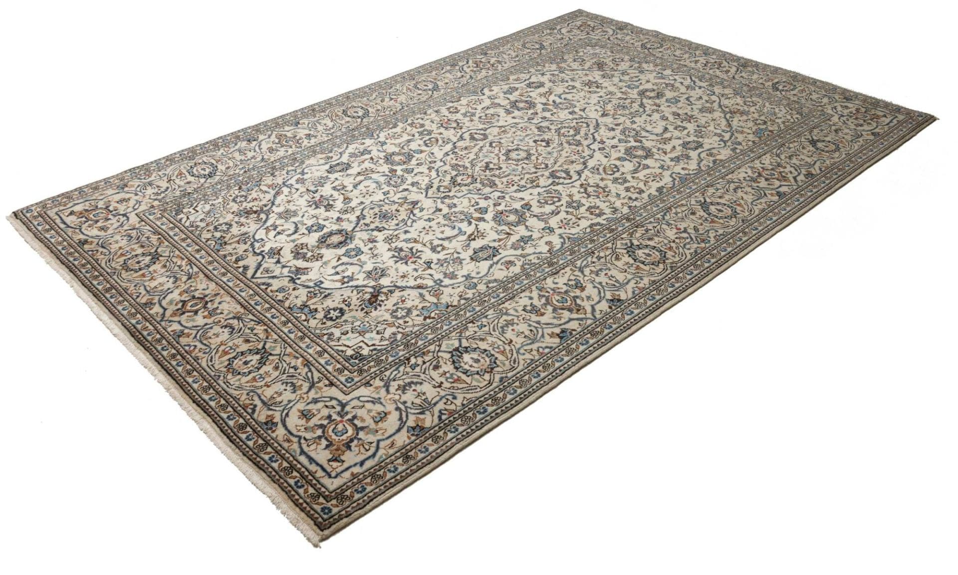 Kashan Perserteppich 207 × 298 cm aus Wolle, handgeknüpft