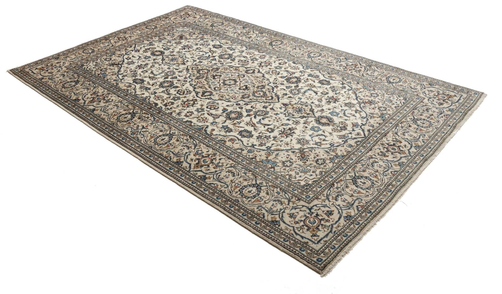 Kashan Perserteppich 207 × 298 cm aus Wolle, handgeknüpft