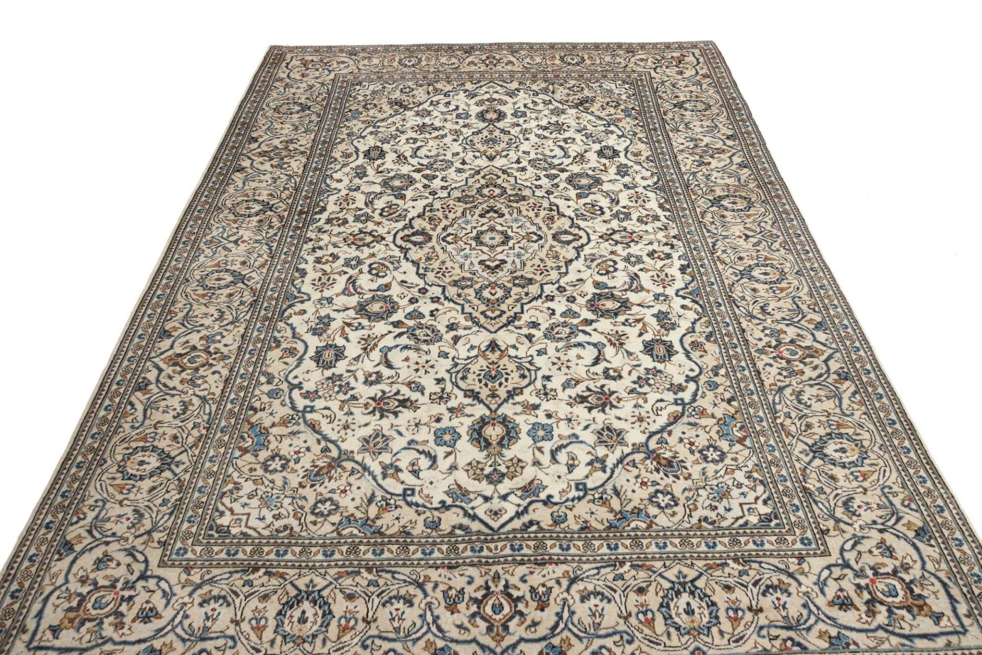 Kashan Perserteppich 207 × 298 cm aus Wolle, handgeknüpft