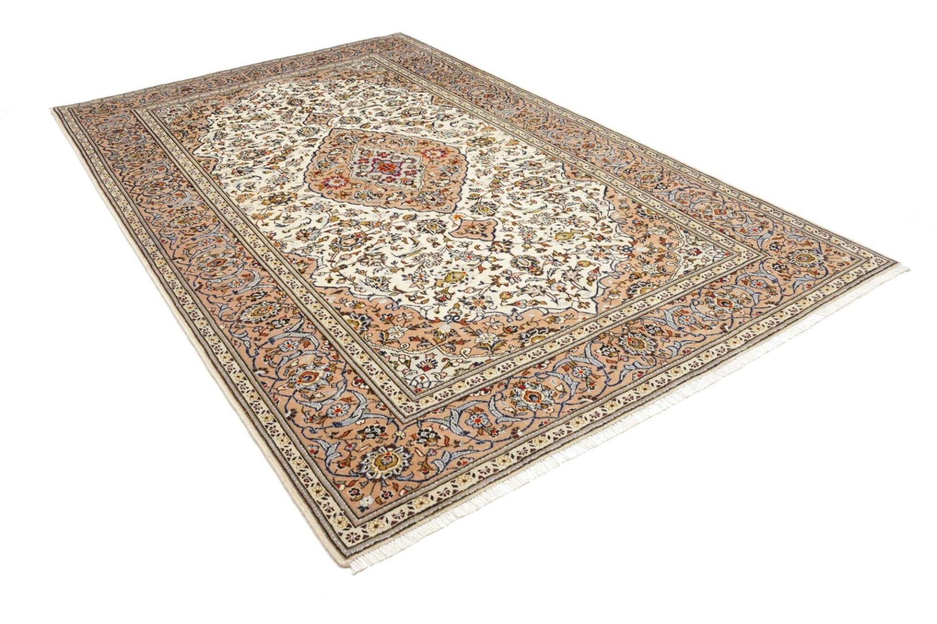 Kashan Perserteppich aus Iran, 198 × 315 cm