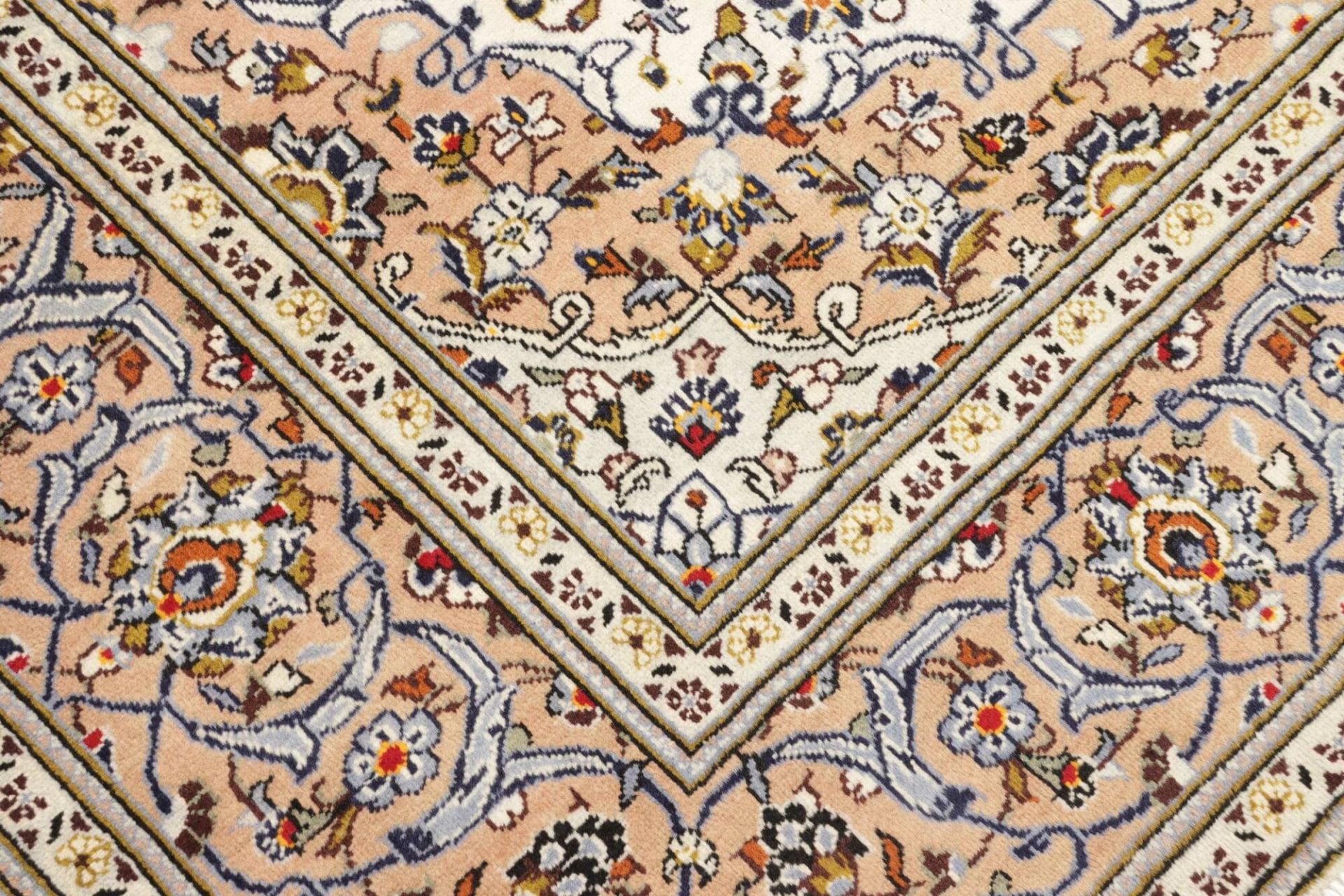 Kashan Perserteppich aus Iran, 198 × 315 cm
