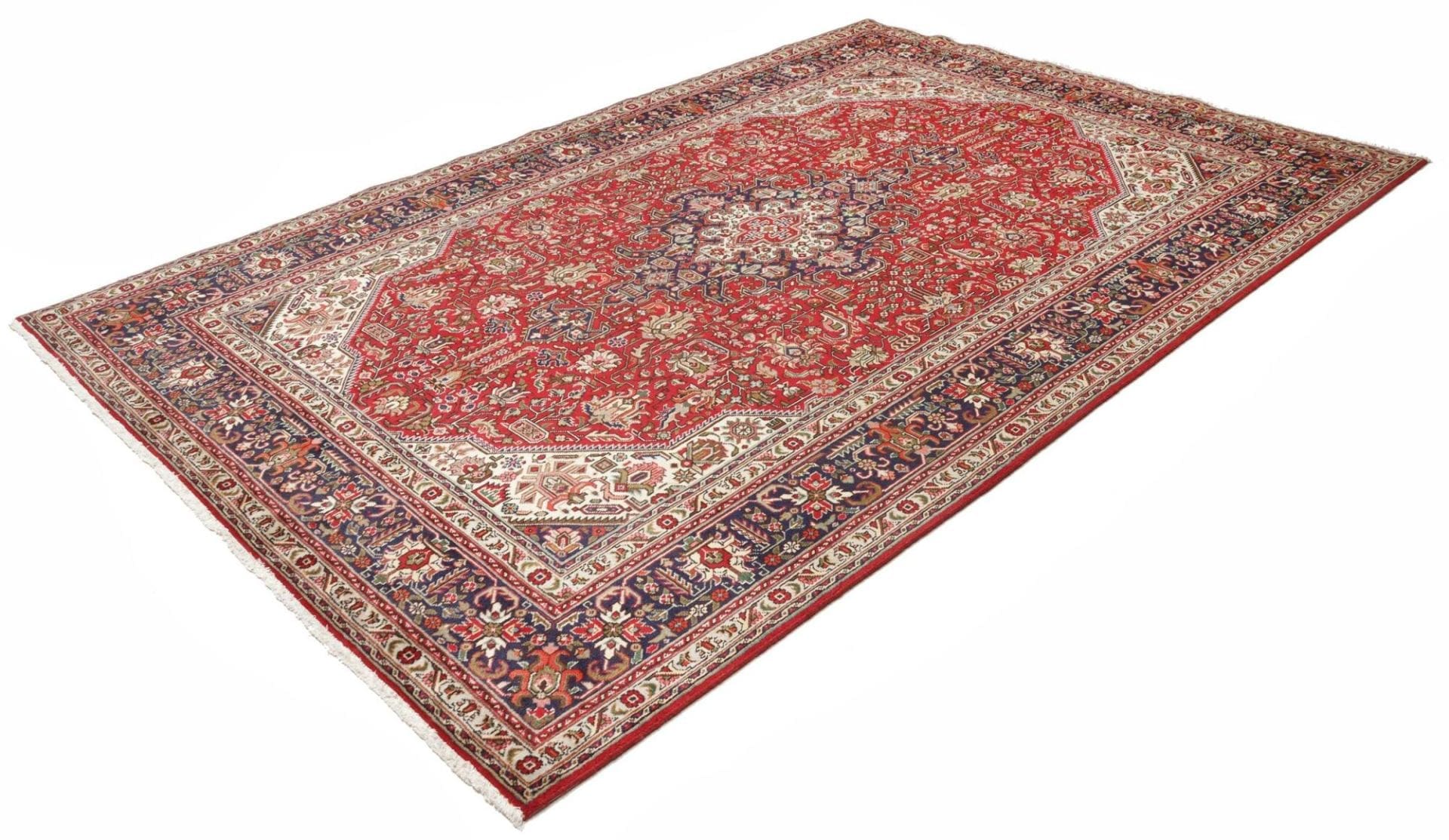 Handgeknüpfter Täbriz Perserteppich 203 × 300 cm