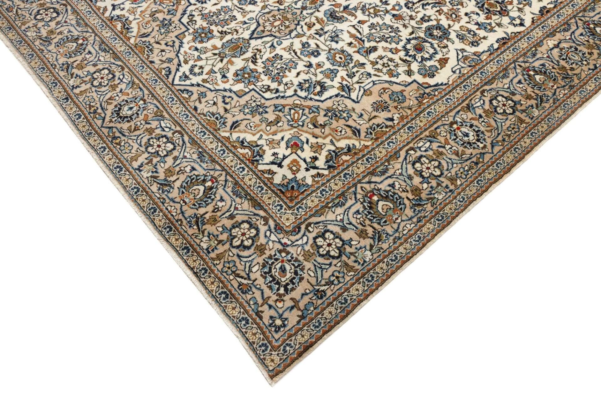 Kashan Perserteppich aus Iran, 203 × 304 cm