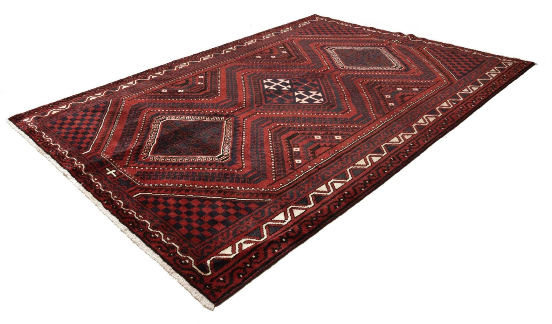 Loribaft Perserteppich 223 × 307 cm aus Wolle, handgeknüpft