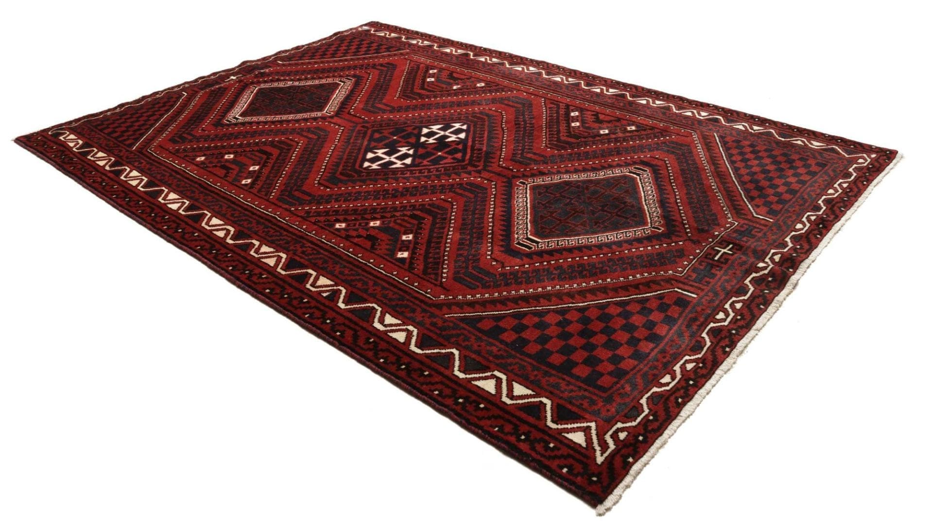 Loribaft Perserteppich 223 × 307 cm aus Wolle, handgeknüpft